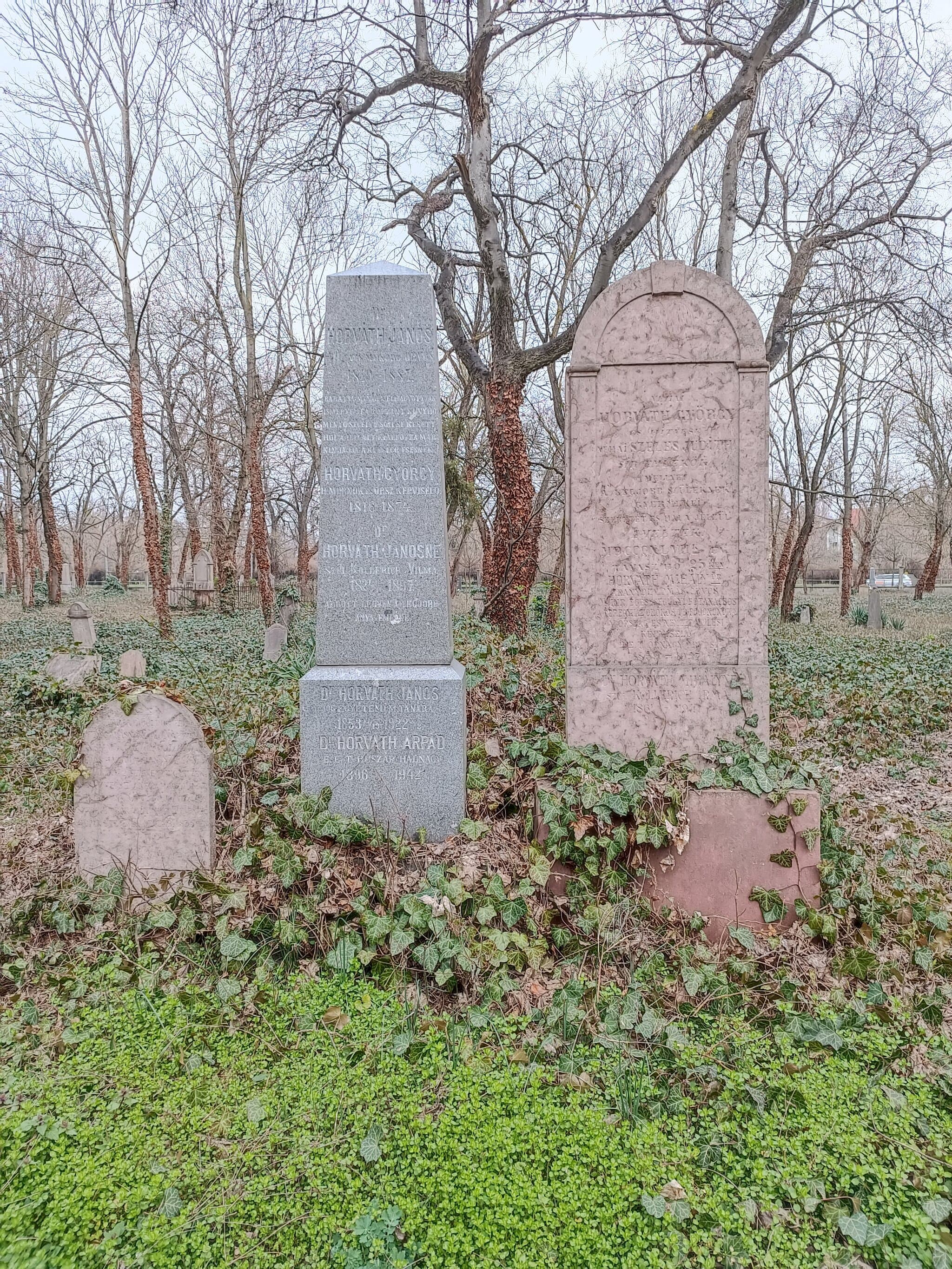 Horváth Mihály 1859 sírja