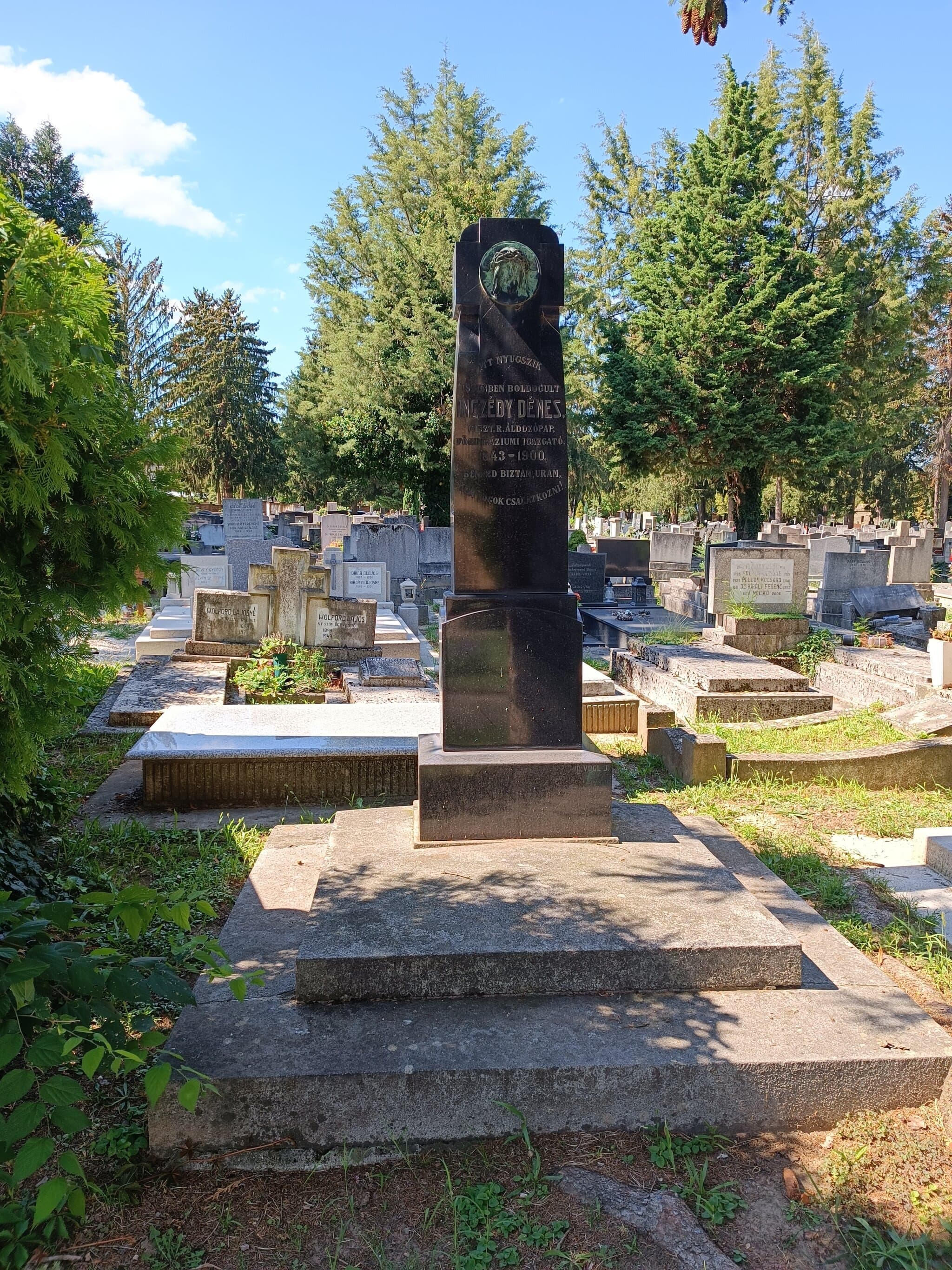 Inczédy Dénes O.Cist sírja