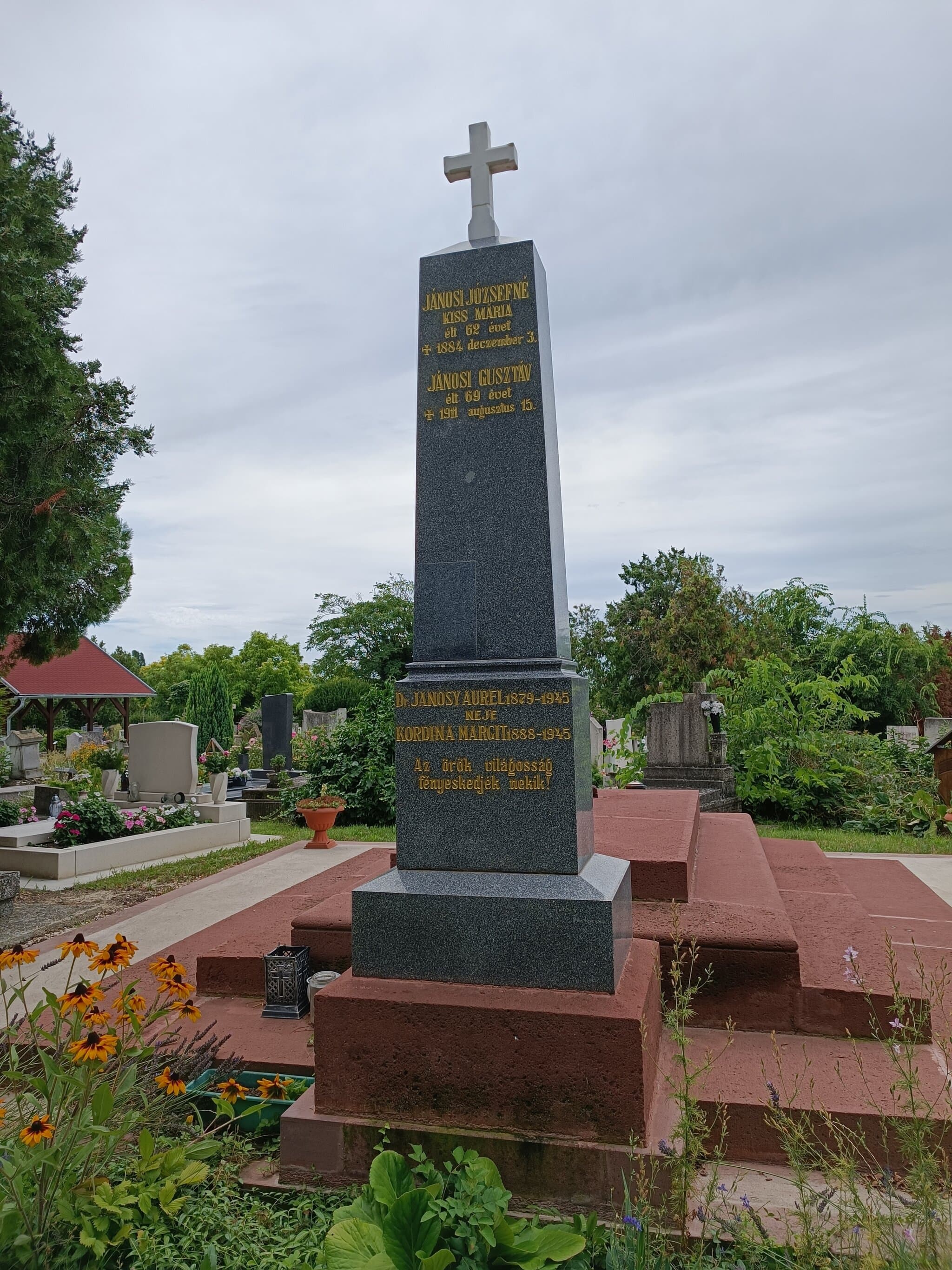 Jánosi Gusztáv sírja