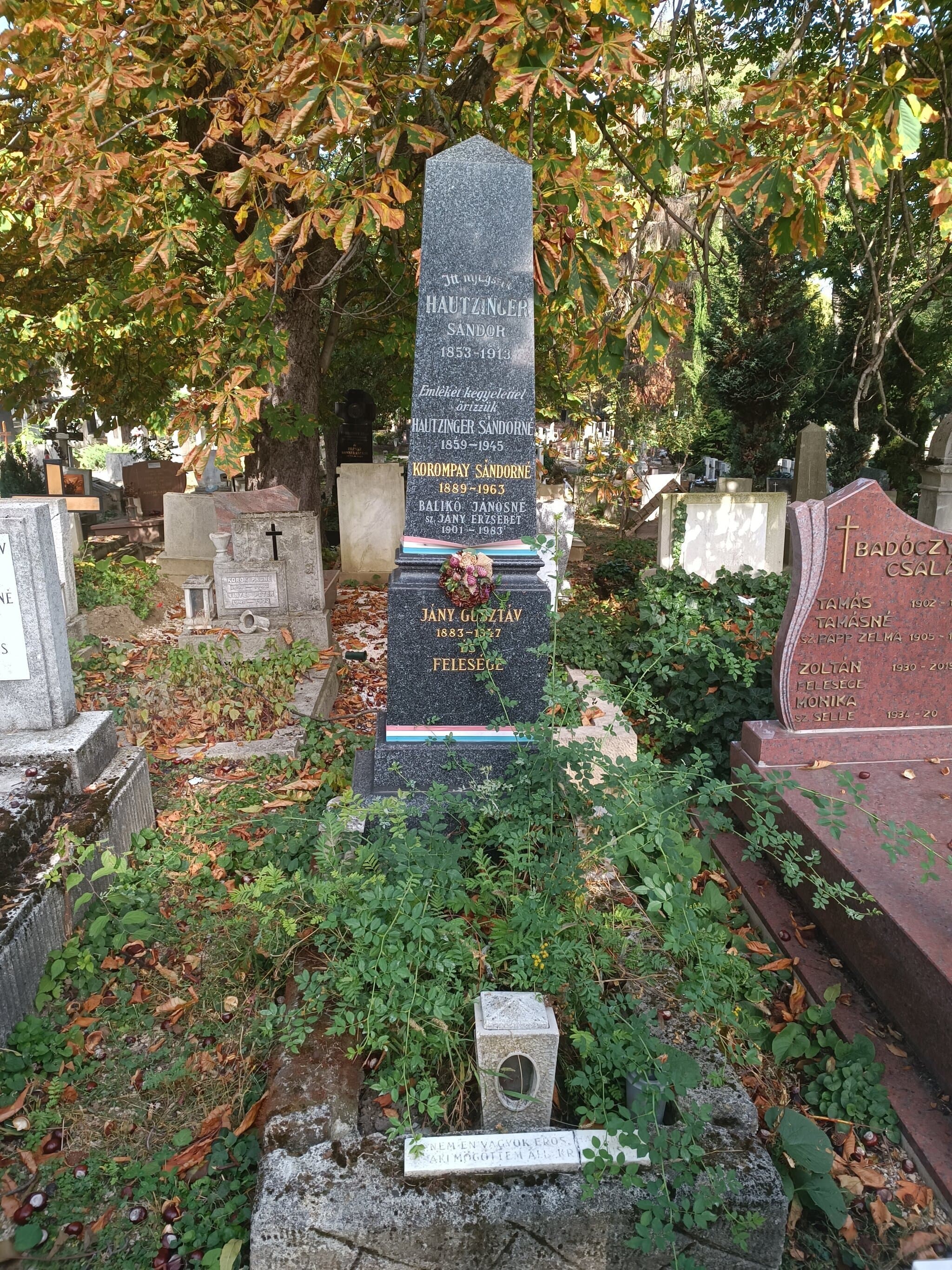 Jány Gusztáv sírja
