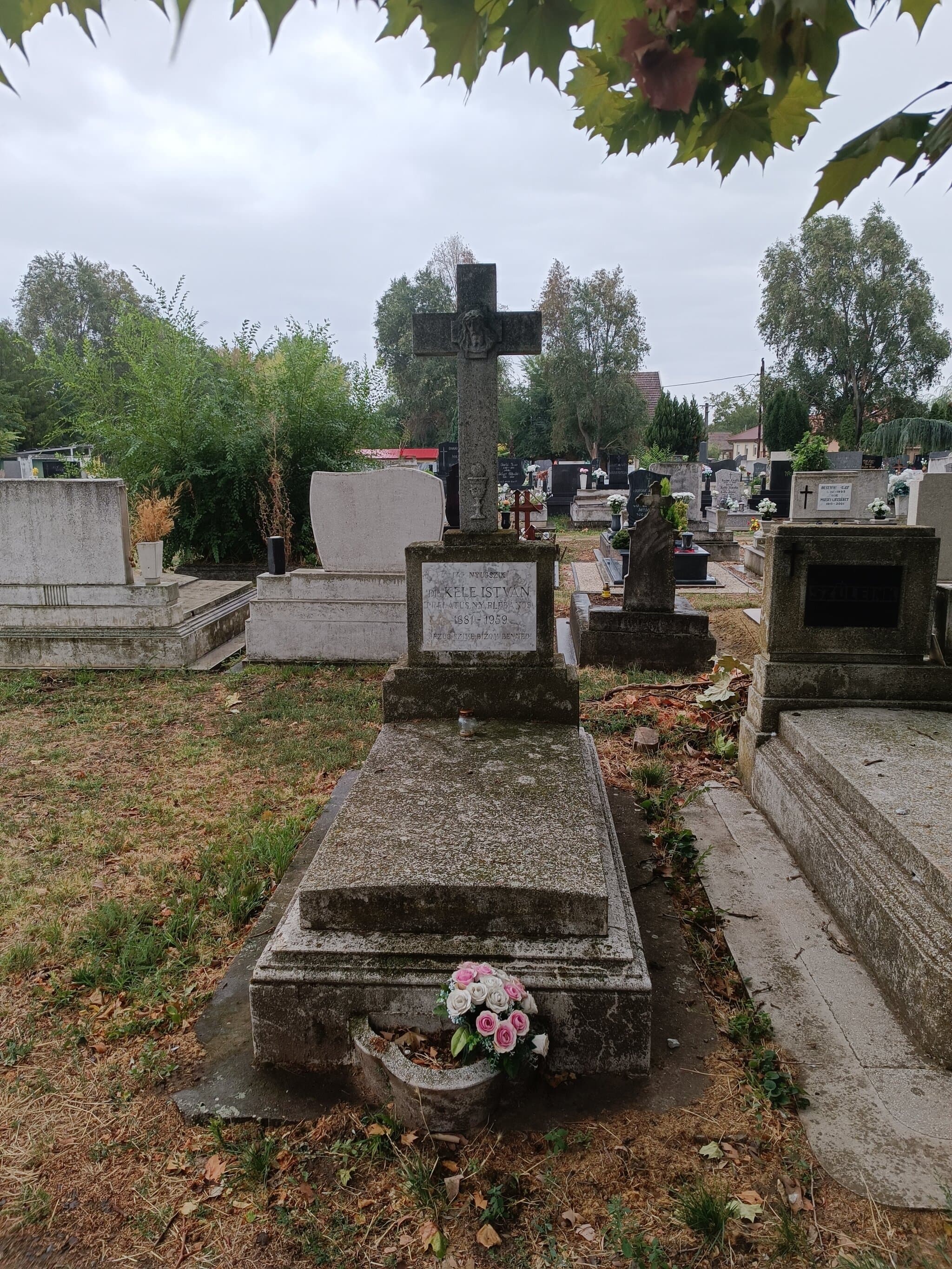 Kele István sírja