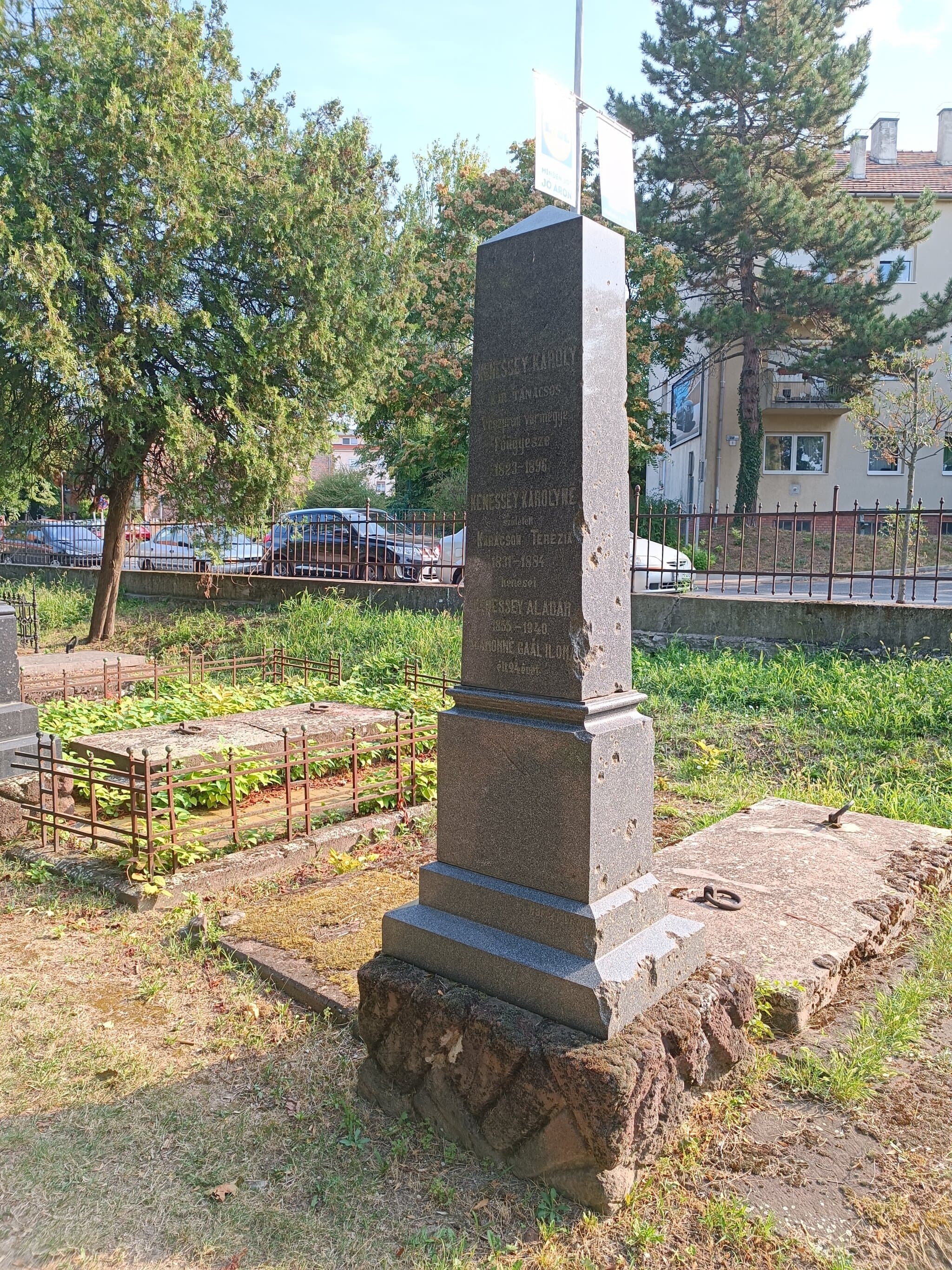 kenesei Kenessey Károly sírja