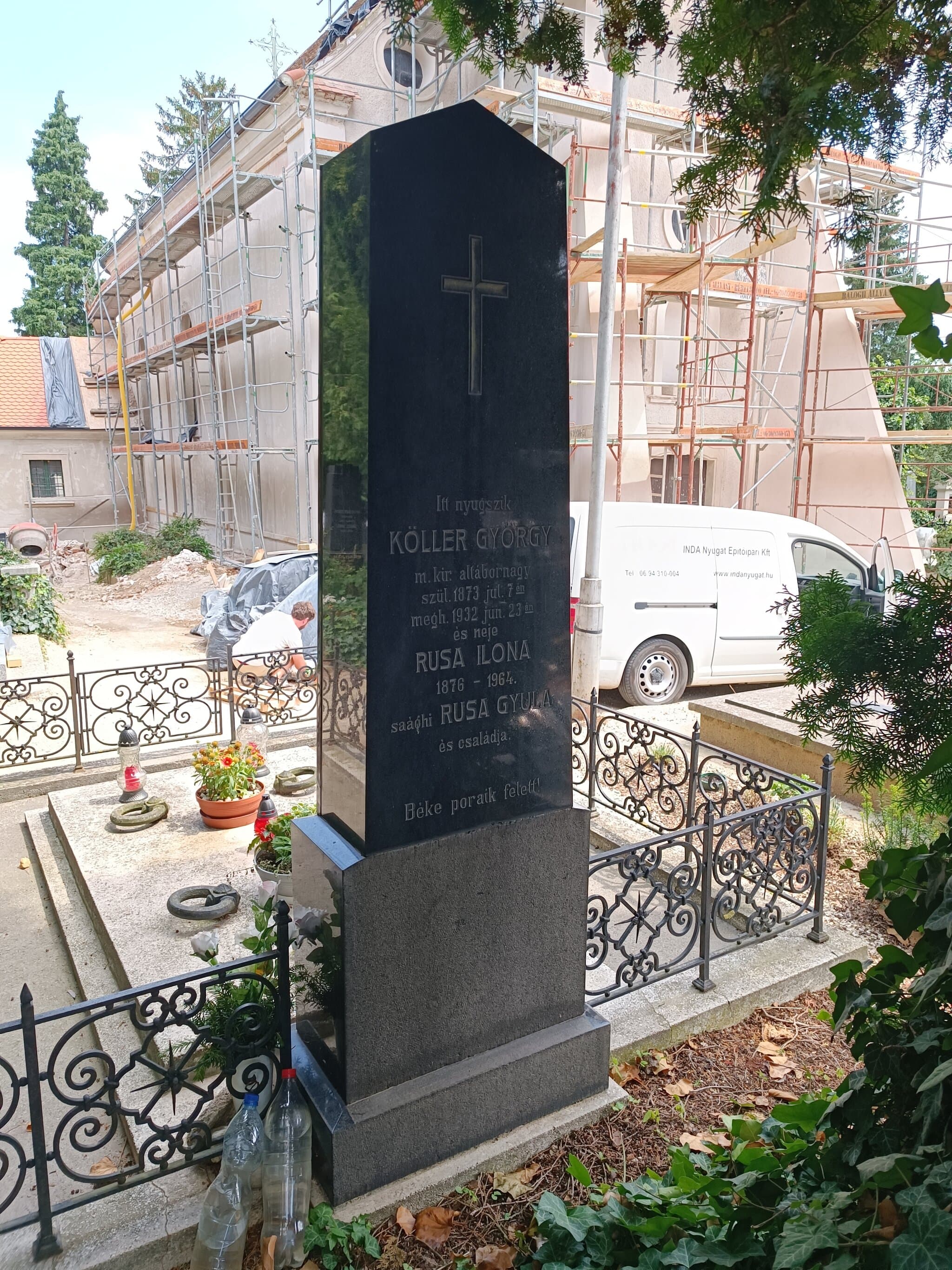 Köller György sírja