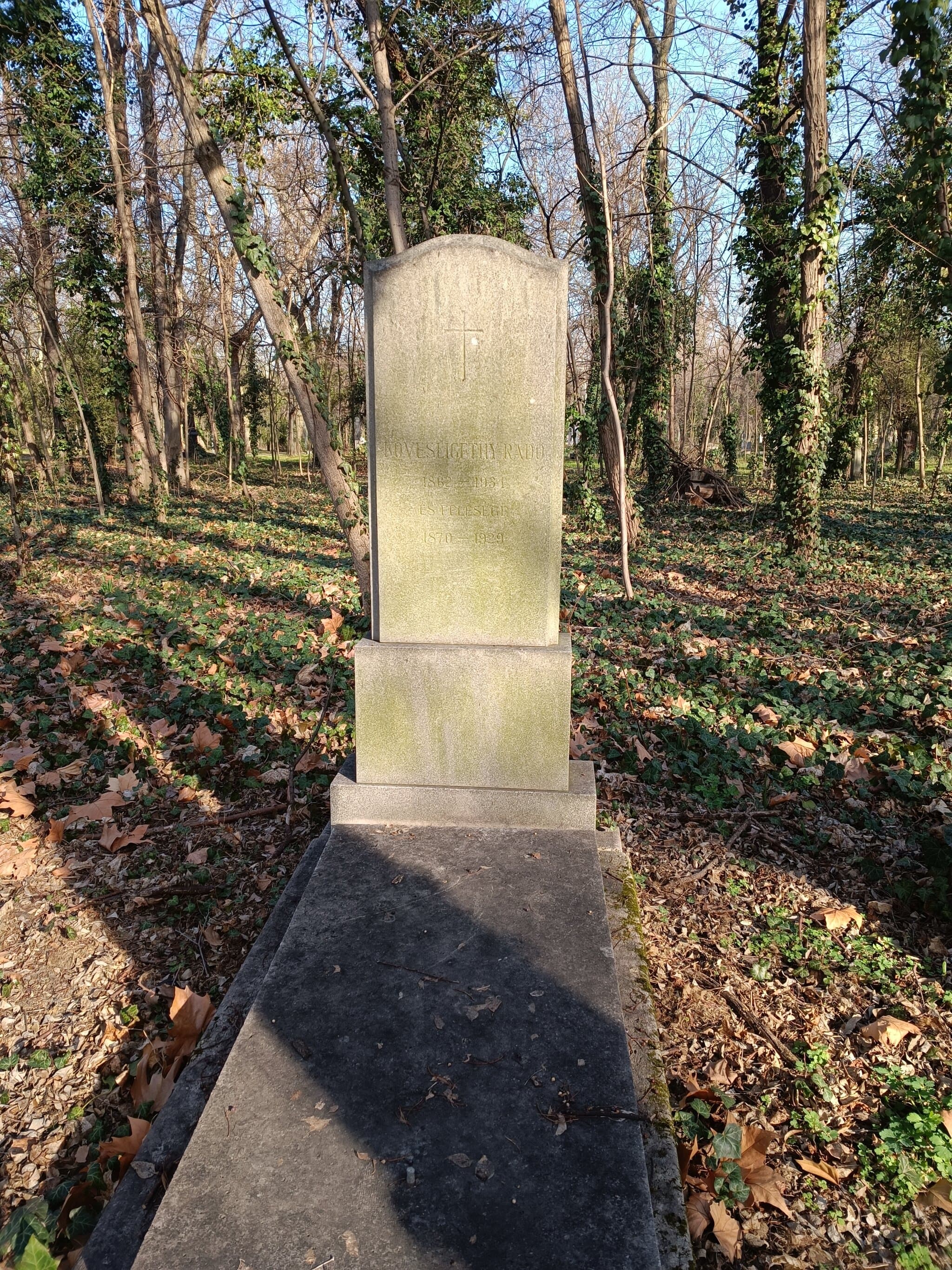 Kövesligethy Radó sírja