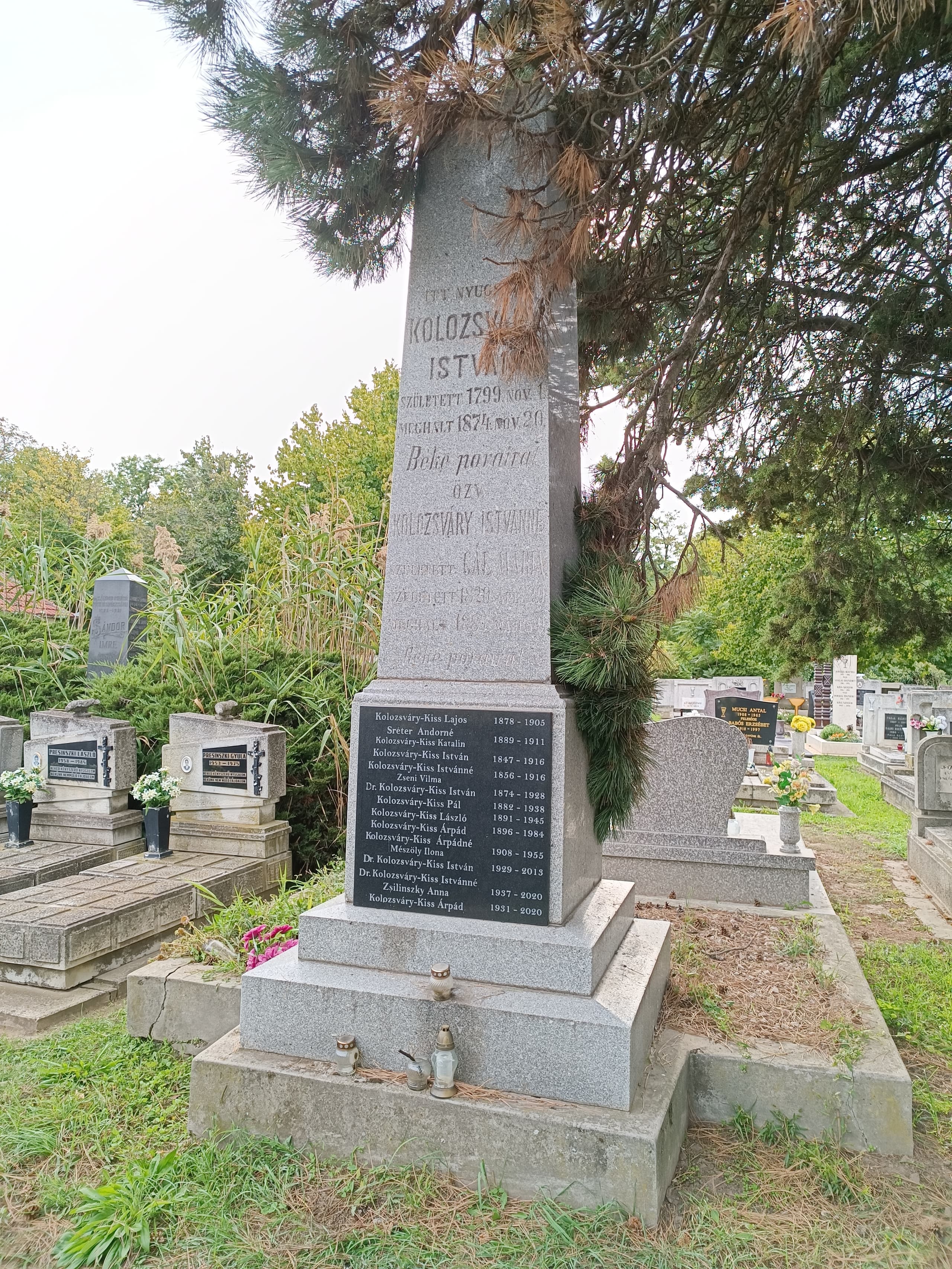 Kolozsváry-Kiss István 1847 sírja