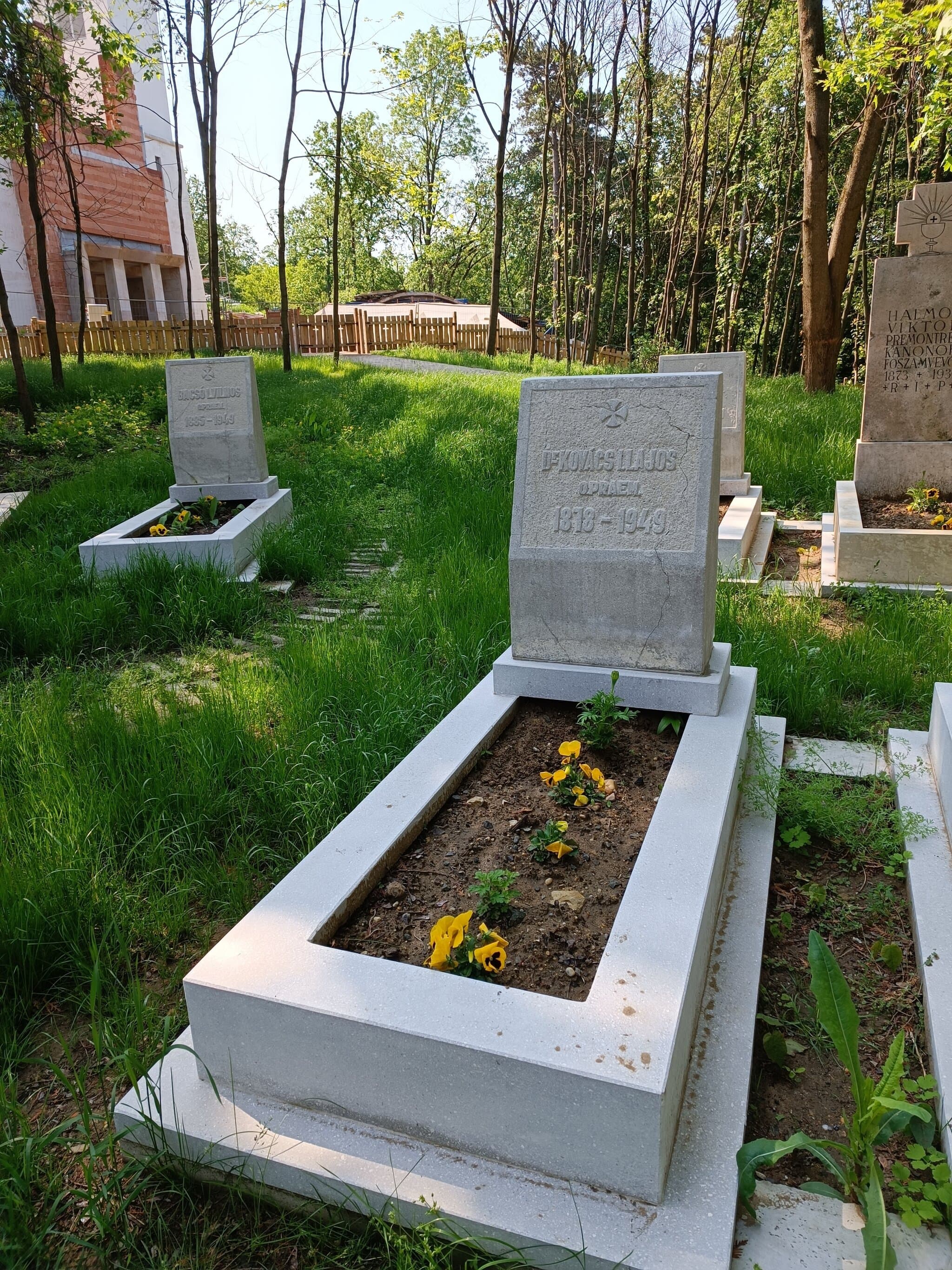 Kovács Lajos Imre O.Praem sírja