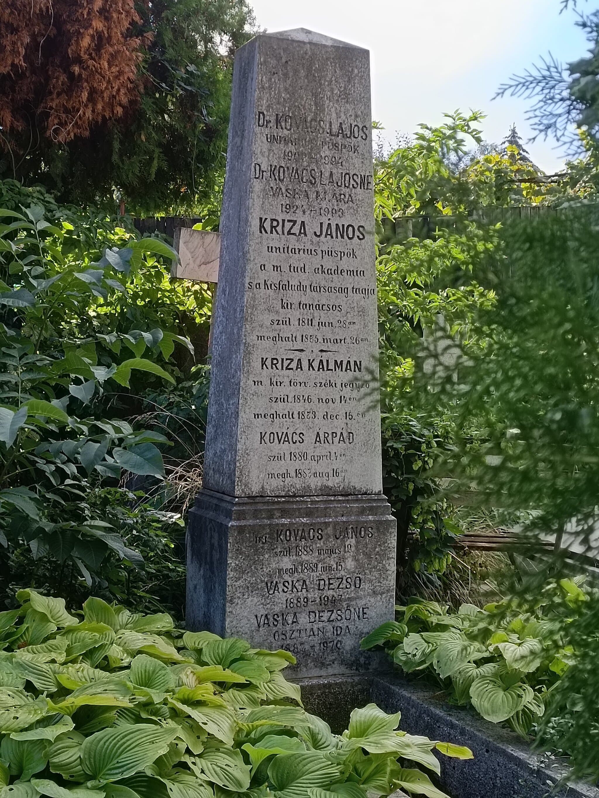 nagyajtai Kriza János sírja