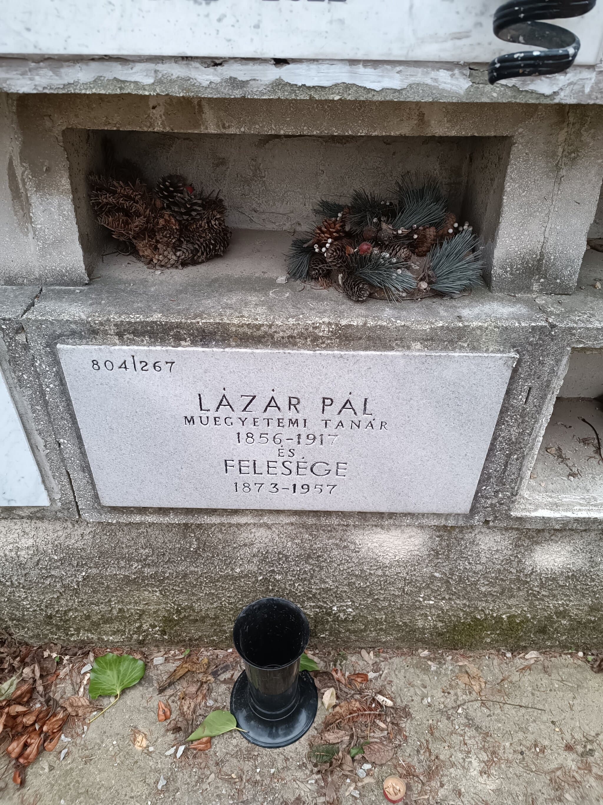 Lázár Pál sírja