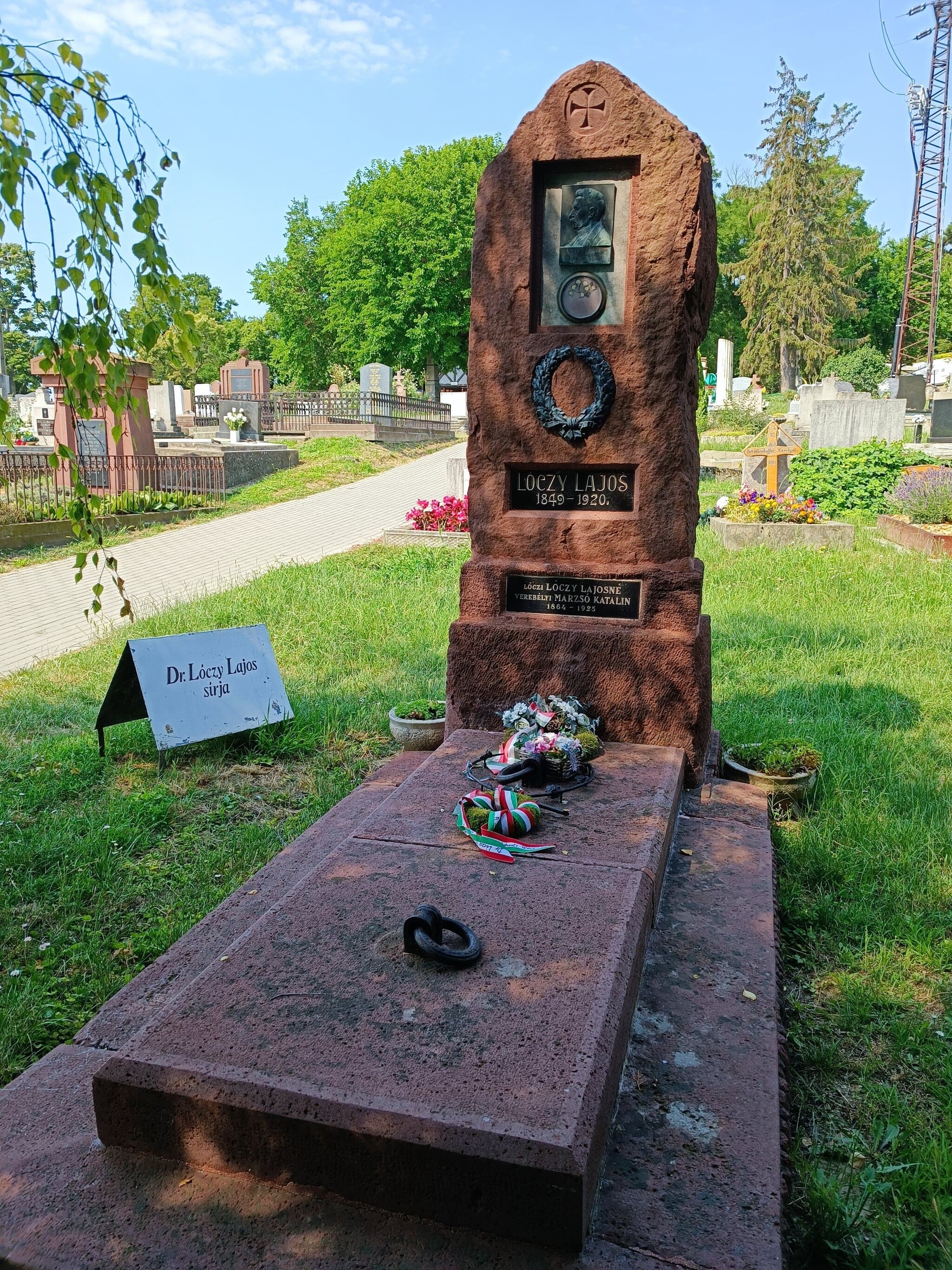 lóczi Lóczy Lajos sírja