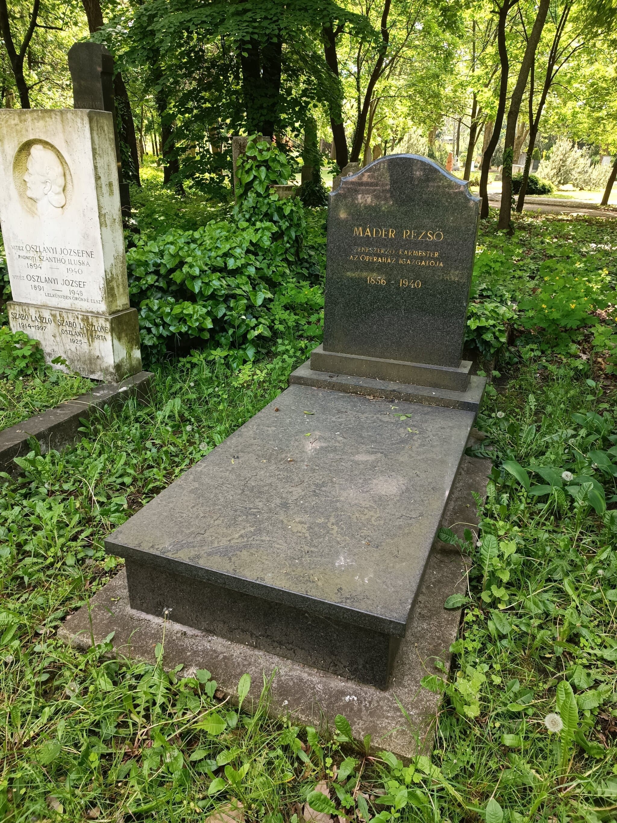 Máder Rezső sírja