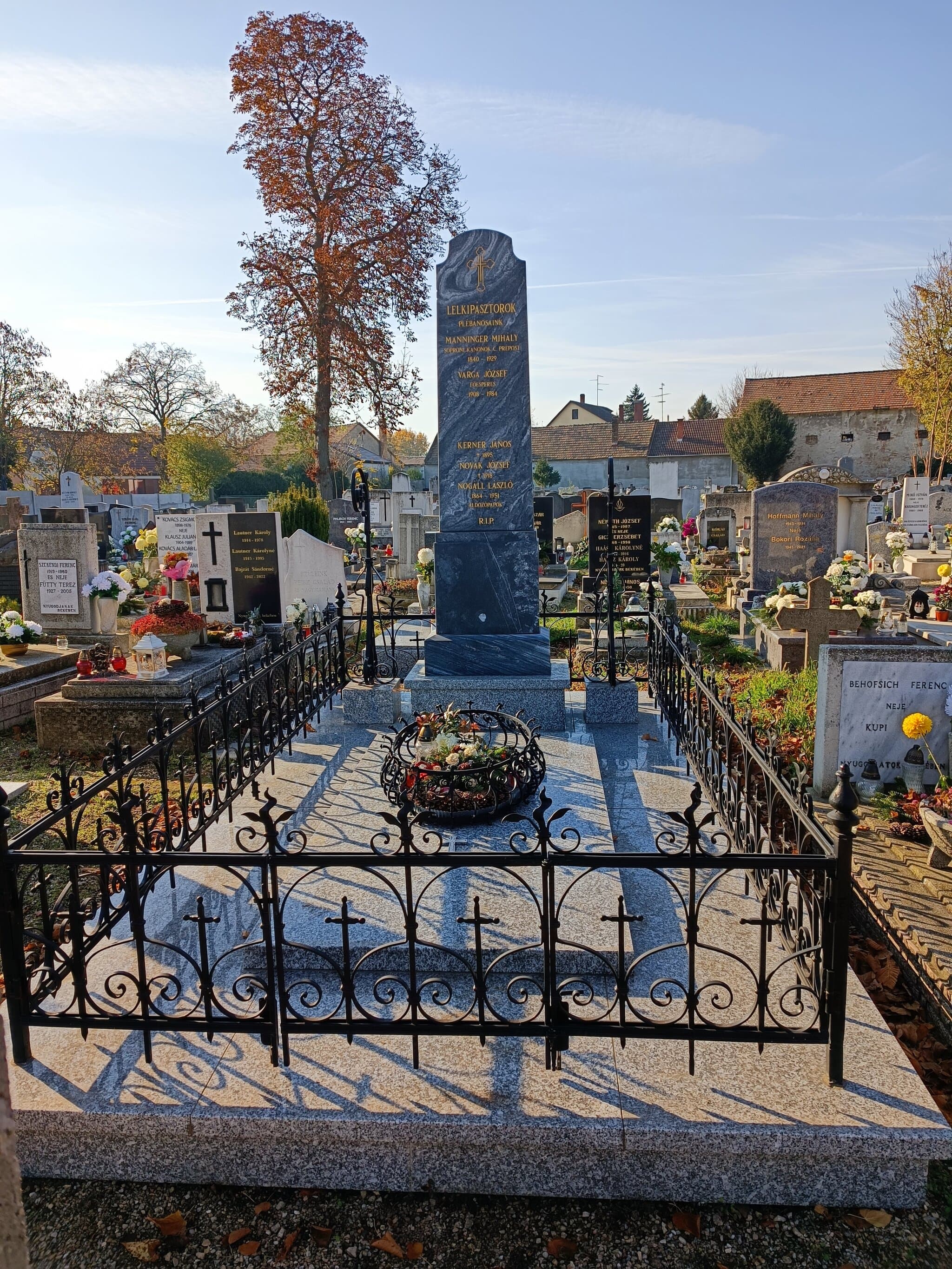 Manninger Mihály sírja