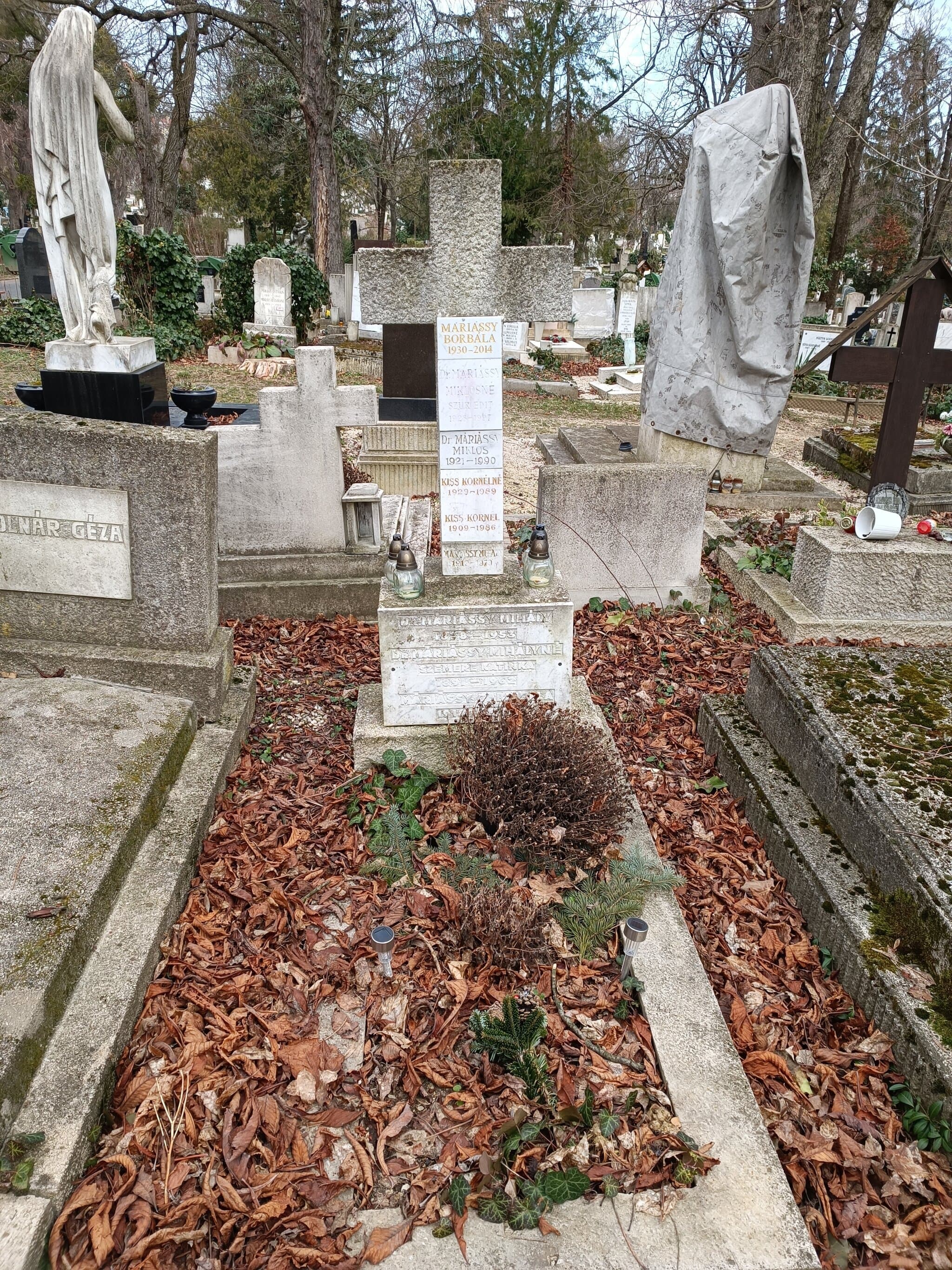 márkus- és batizfalvi Máriássy Mihály 1878 sírja