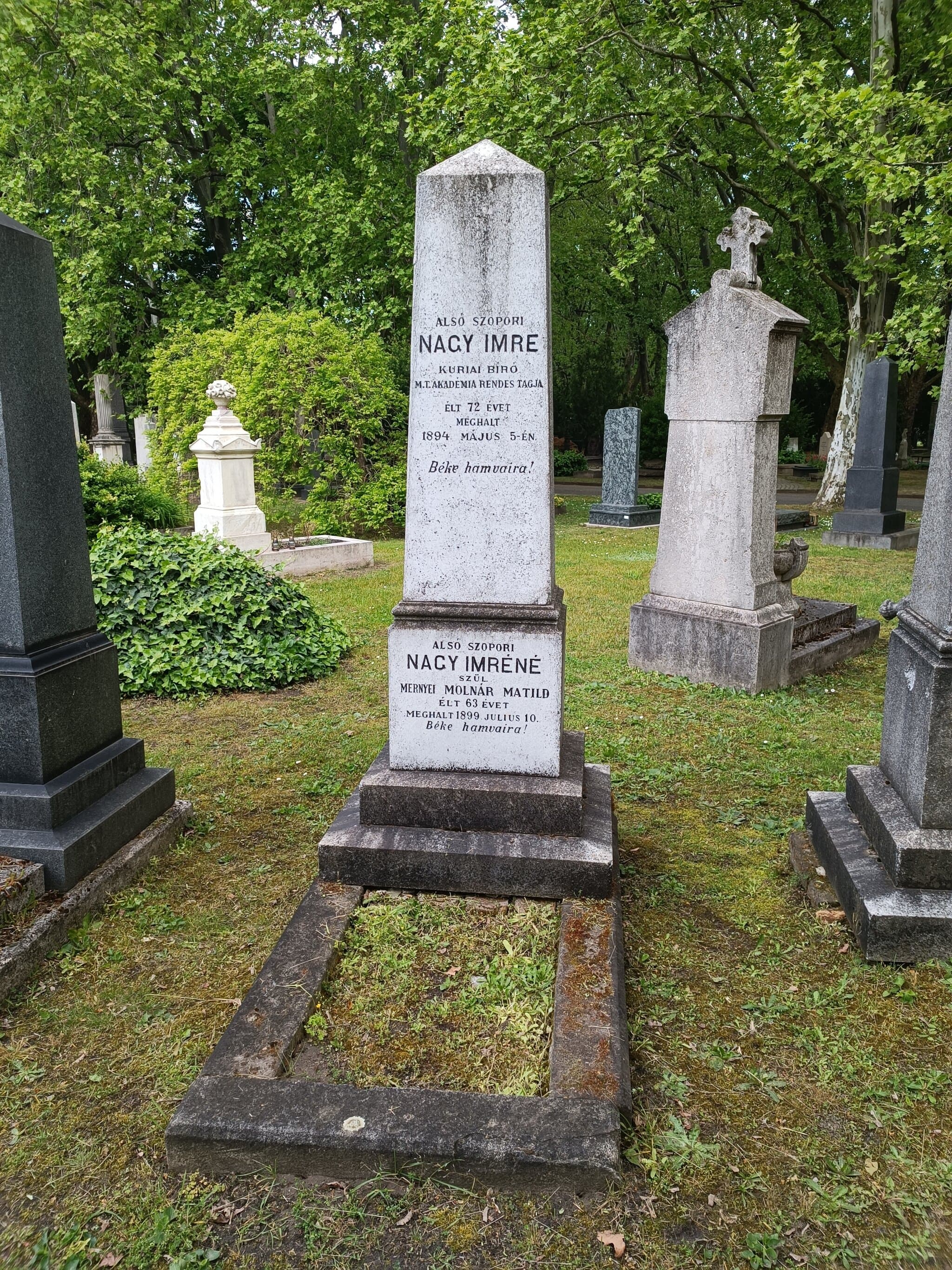 alsószopori Nagy Imre sírja