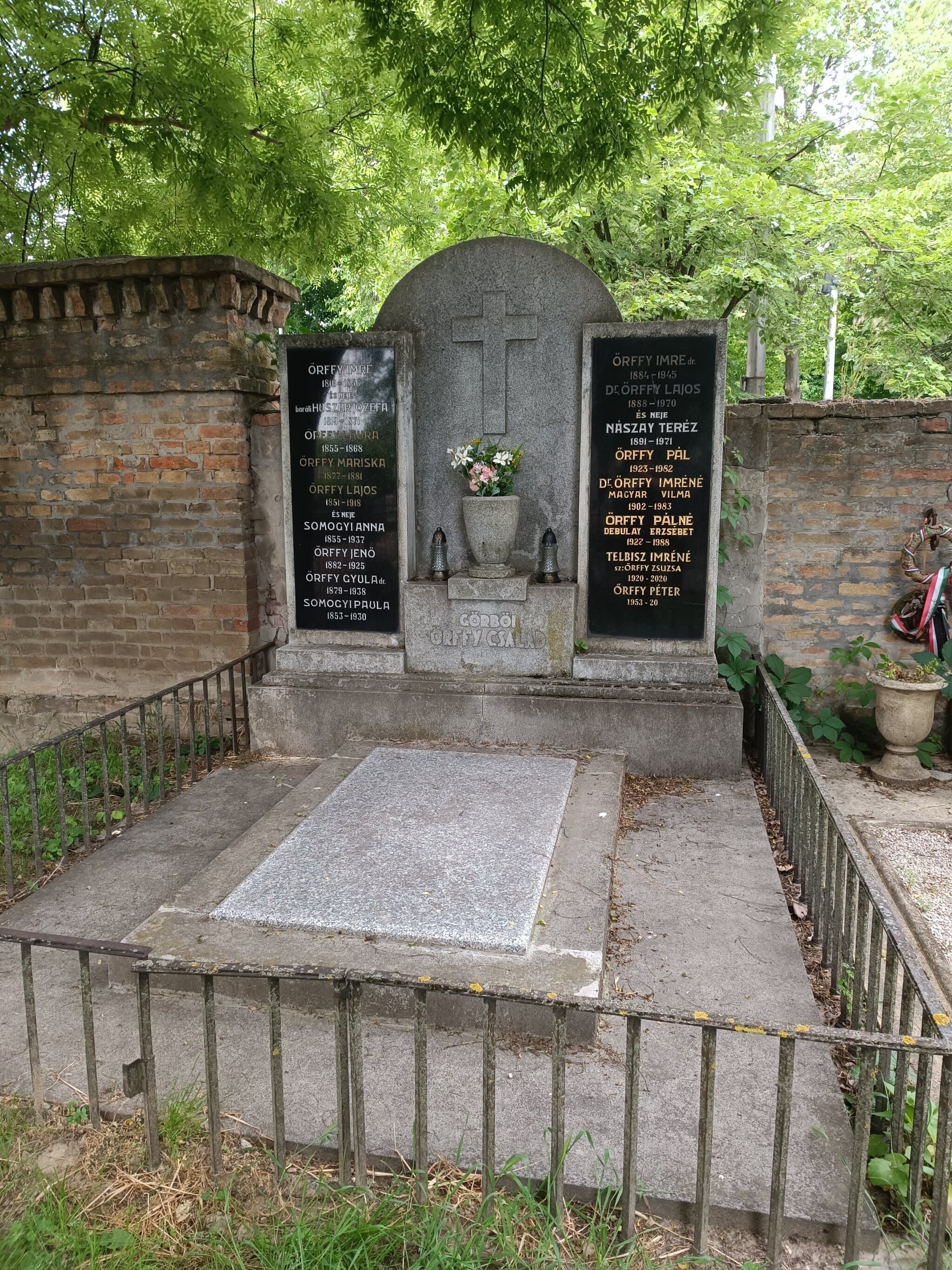 görbői Őrffy Imre sírja