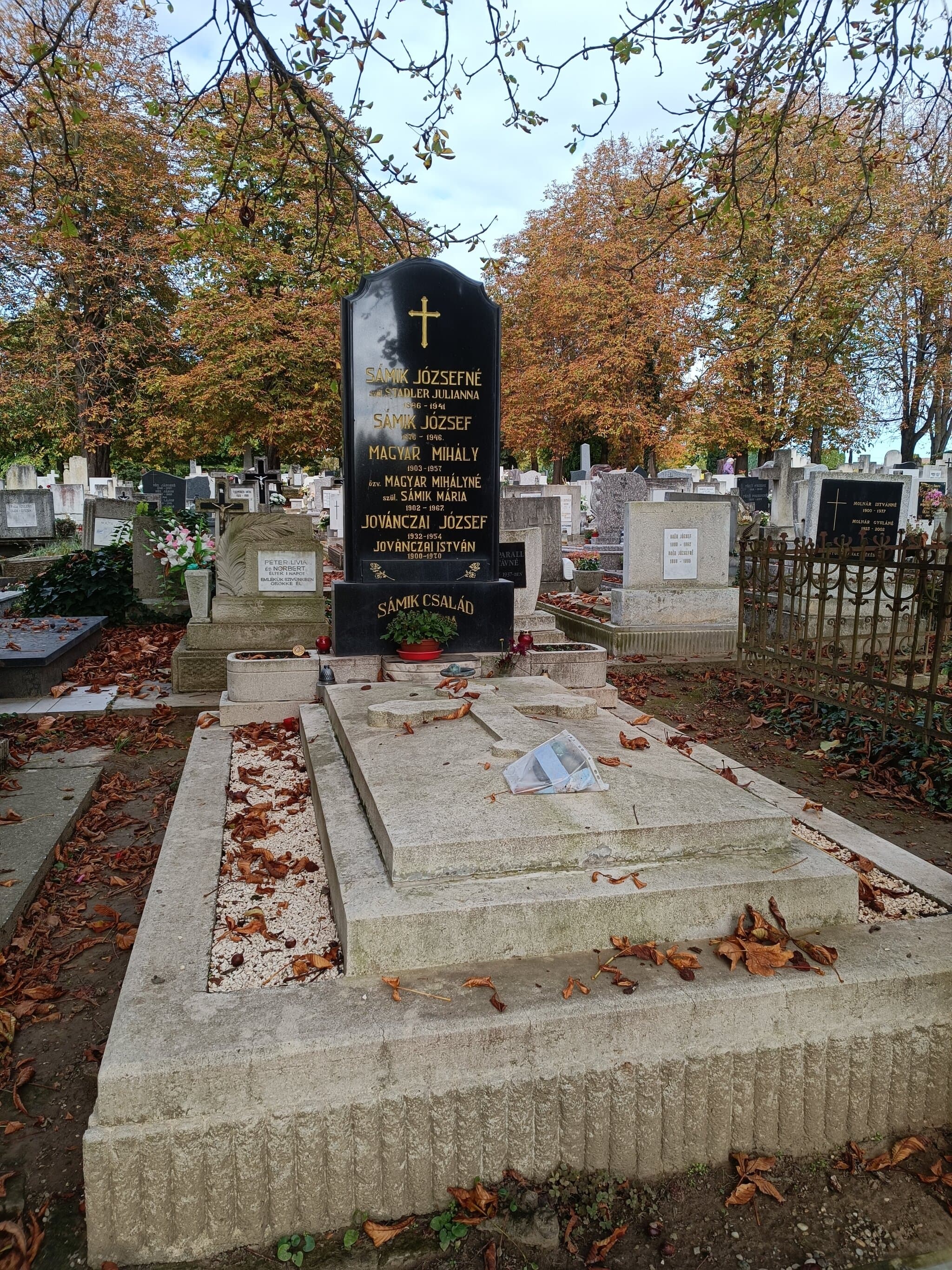 Sámik József sírja