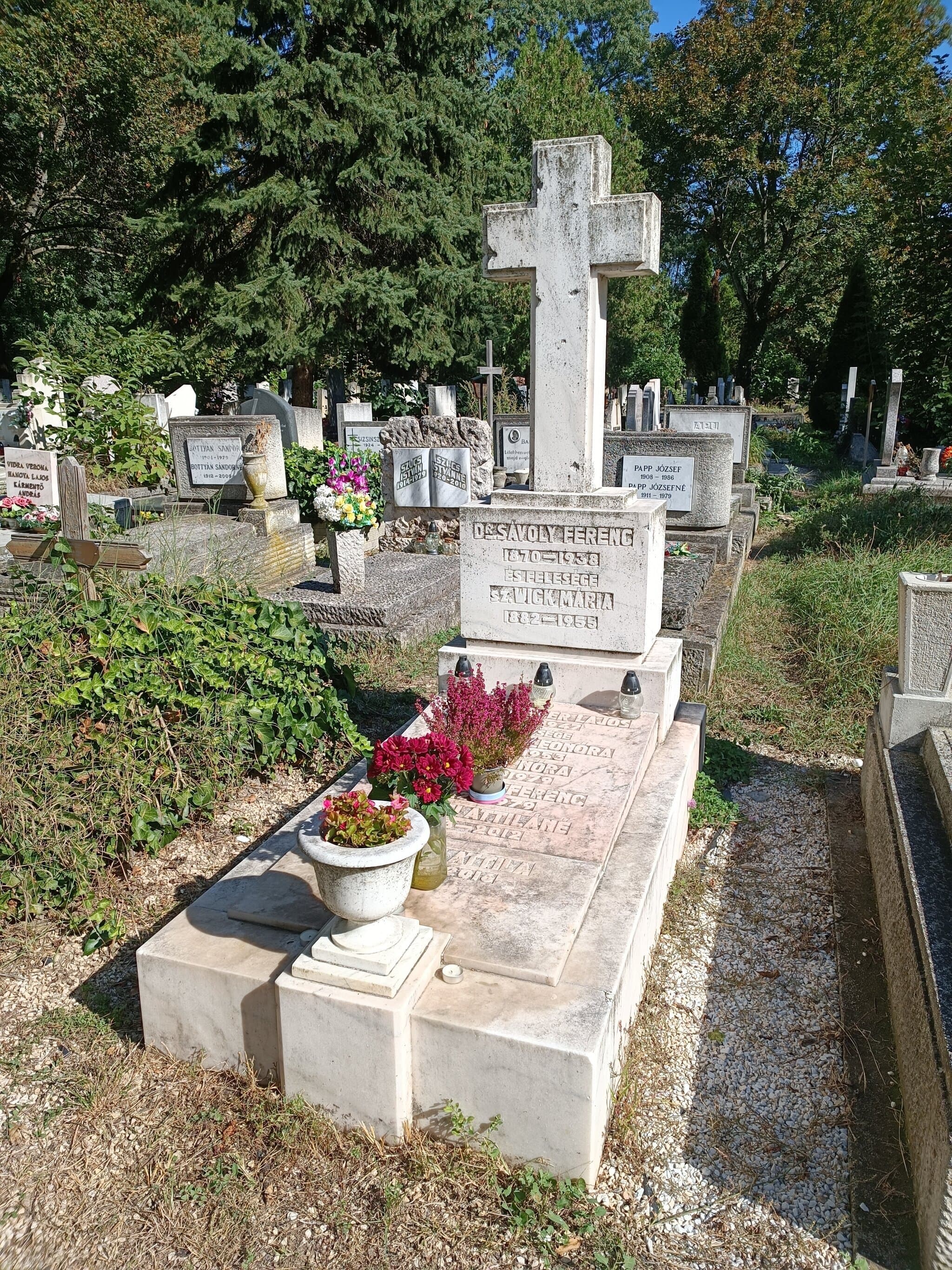 Sávoly Ferenc sírja