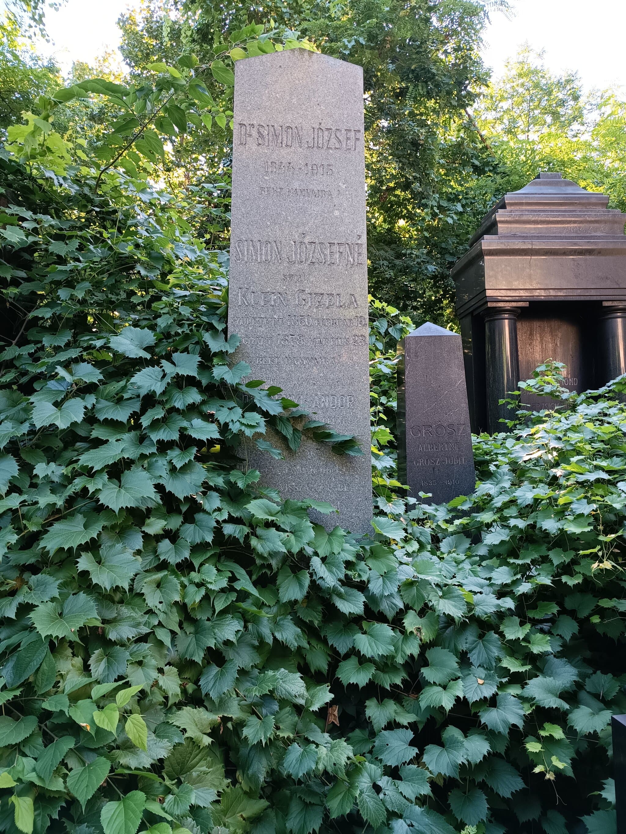 Simon József sírja