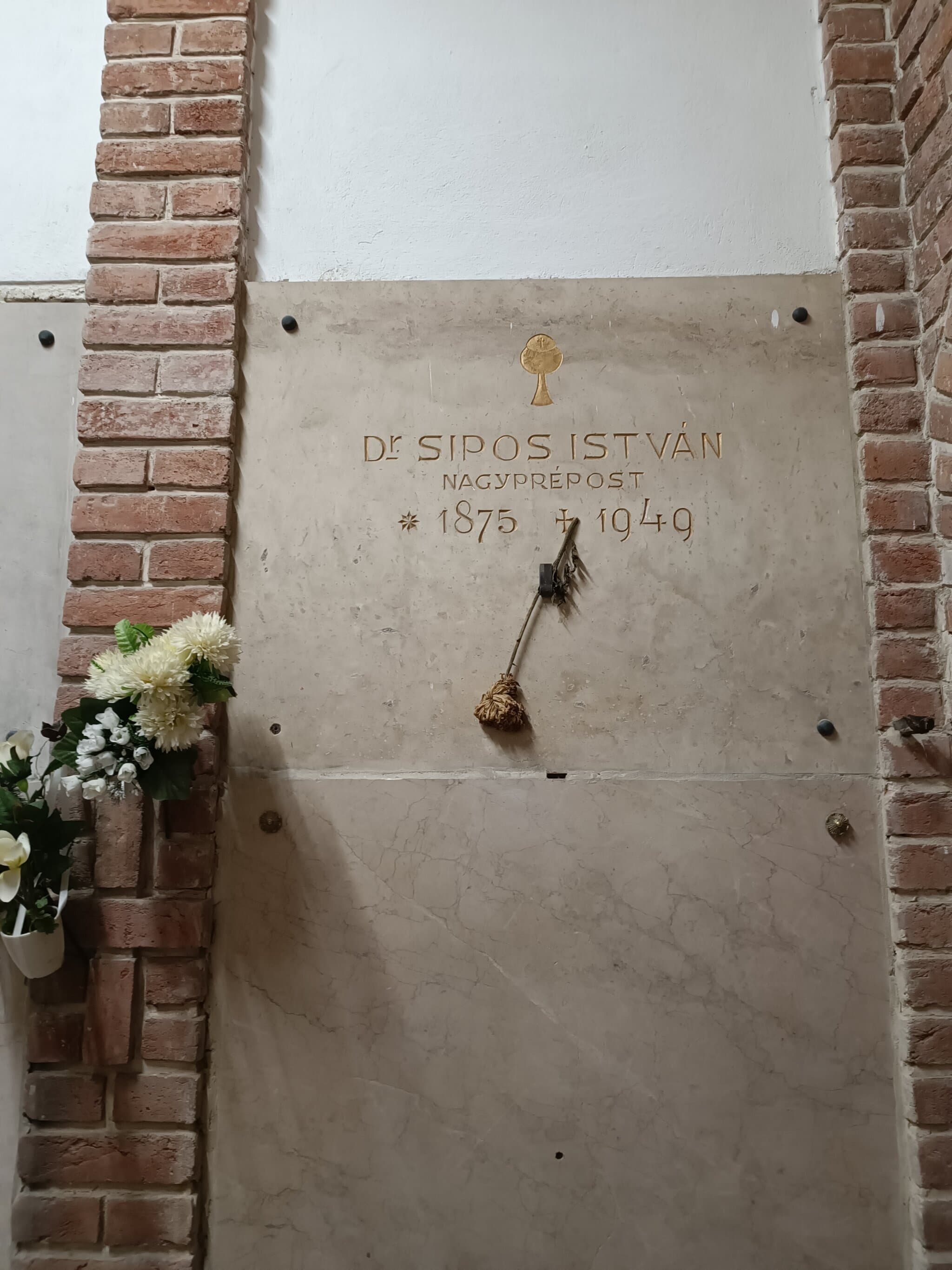 Sipos István sírja