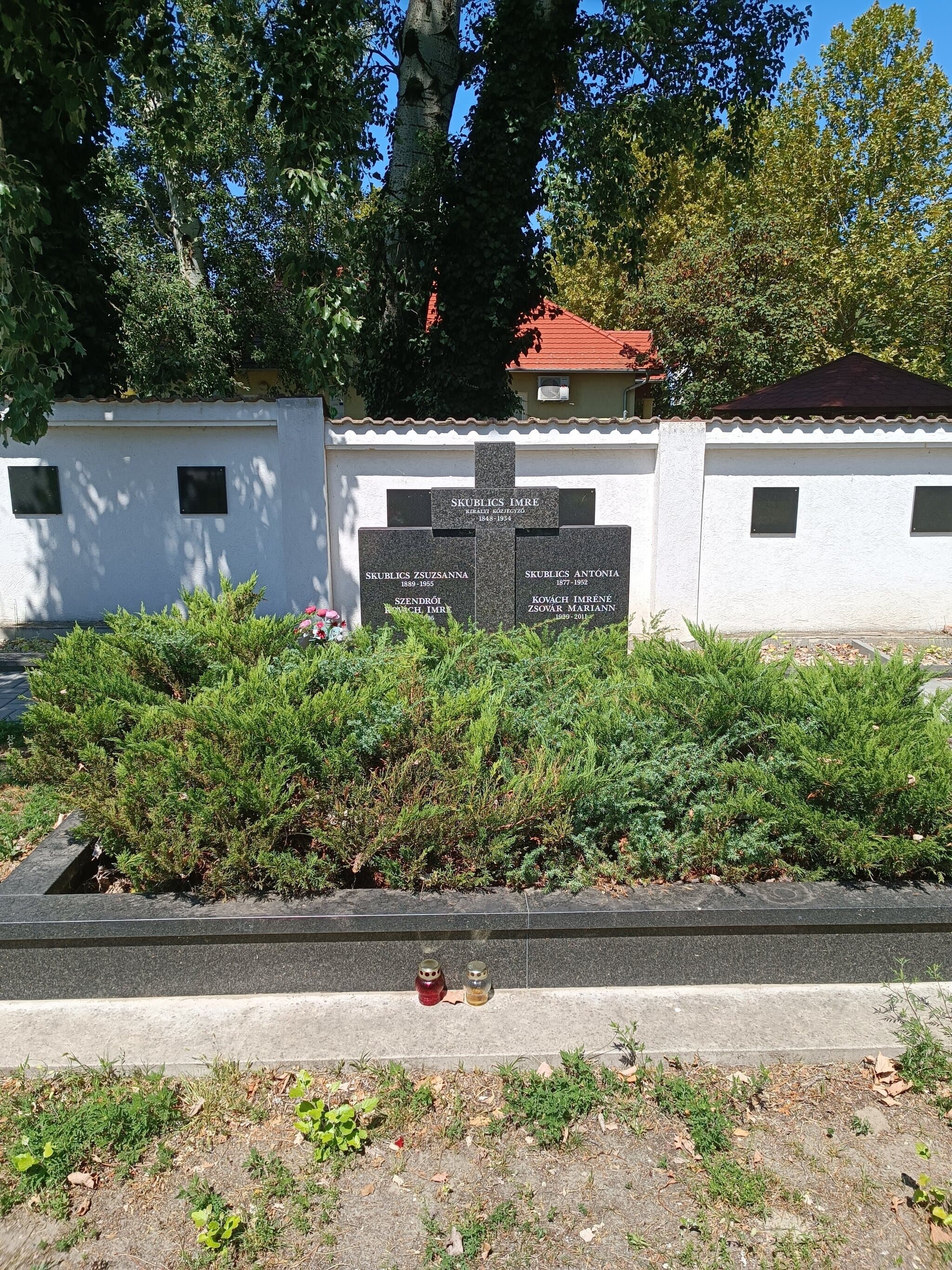 bessenyői és velikei Skublics Imre sírja