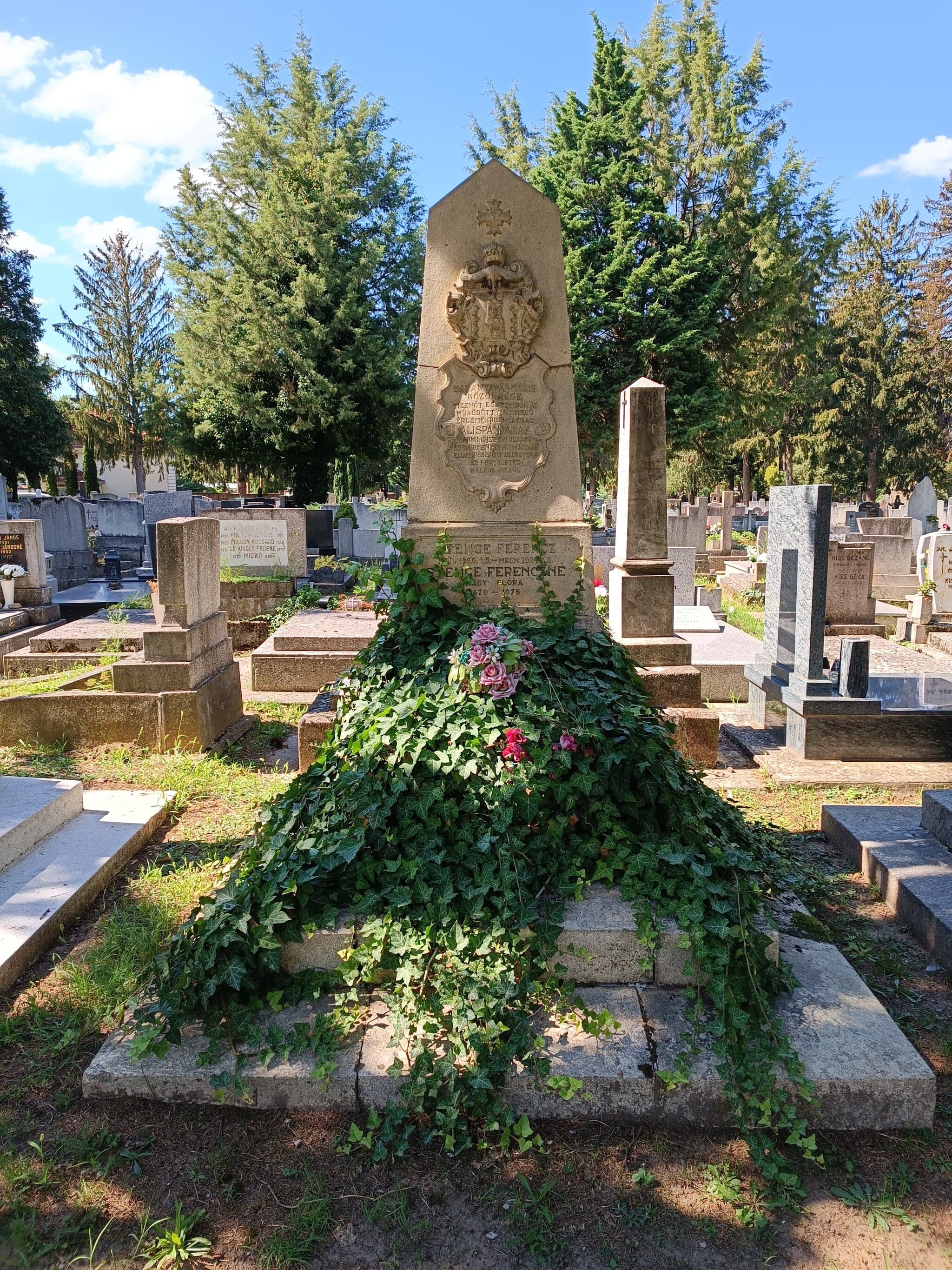 Stenge Ferenc sírja
