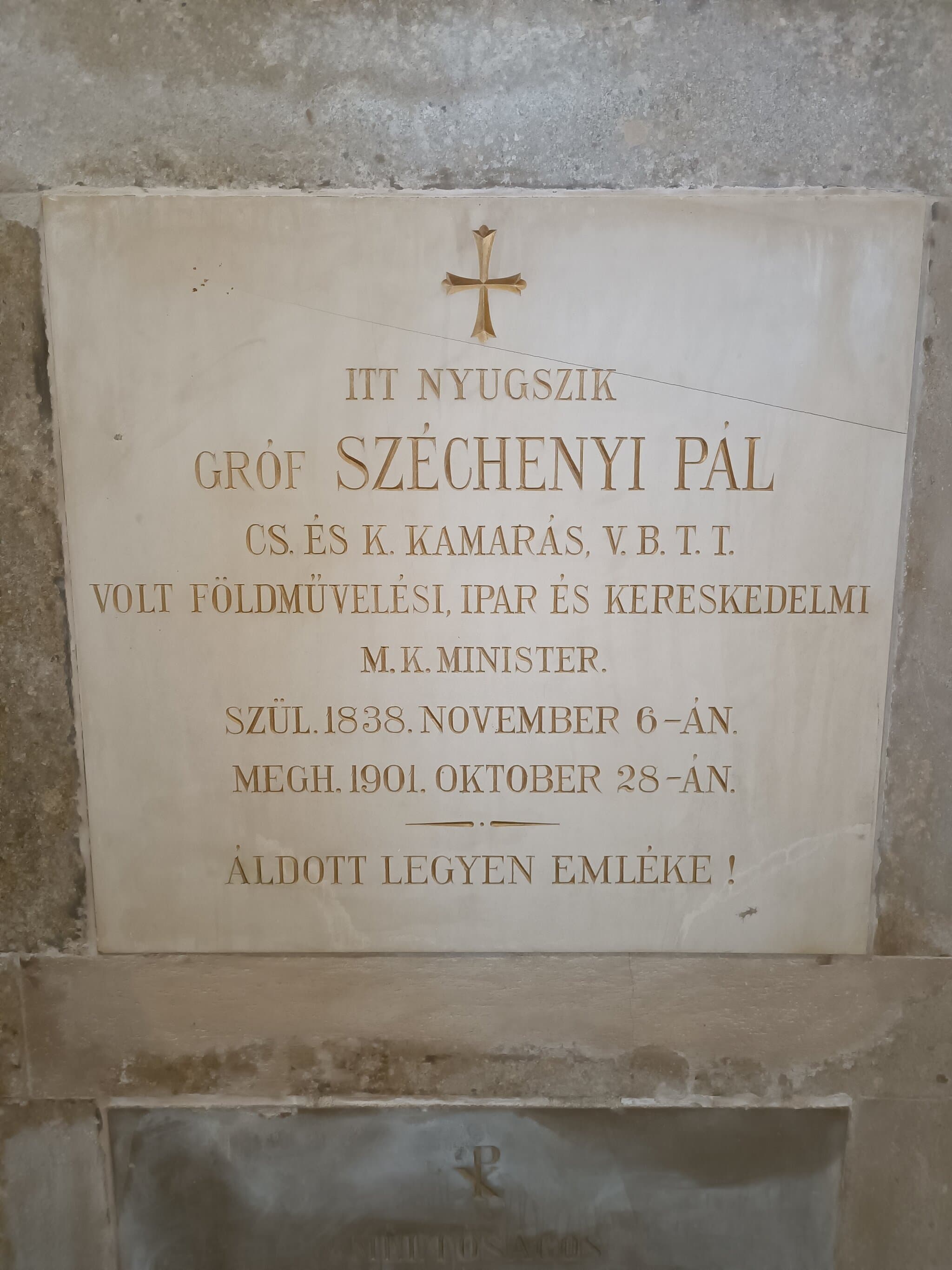 sárvár-felsővidéki gróf Széchényi Pál 1838 sírja