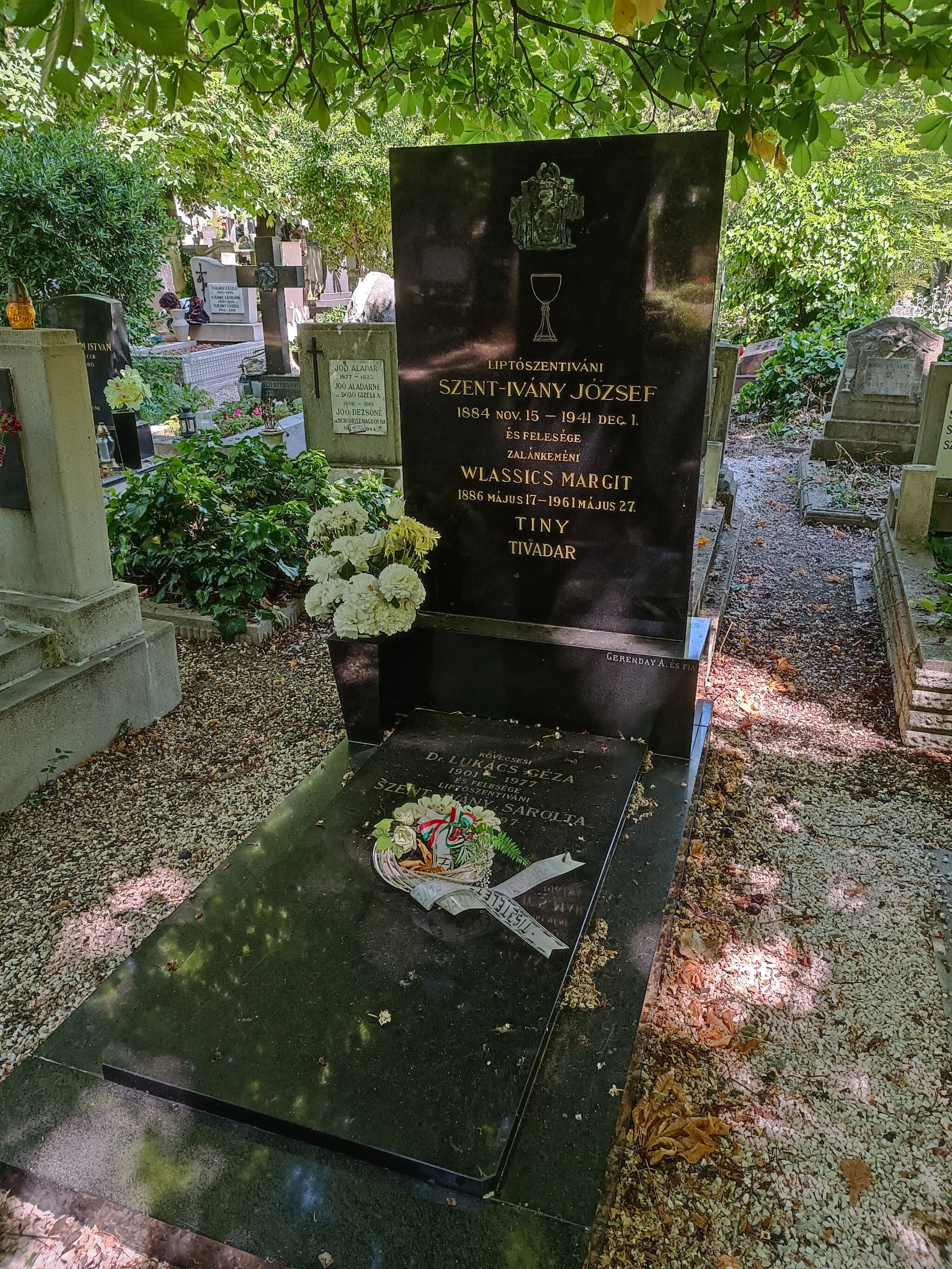 liptószentiváni Szent-Ivány József sírja
