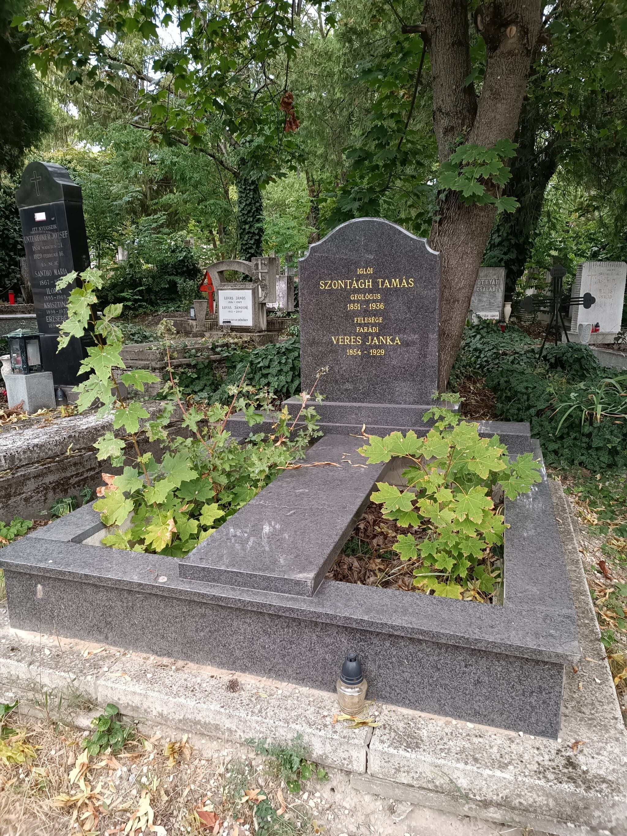 iglói Szontagh Tamás sírja