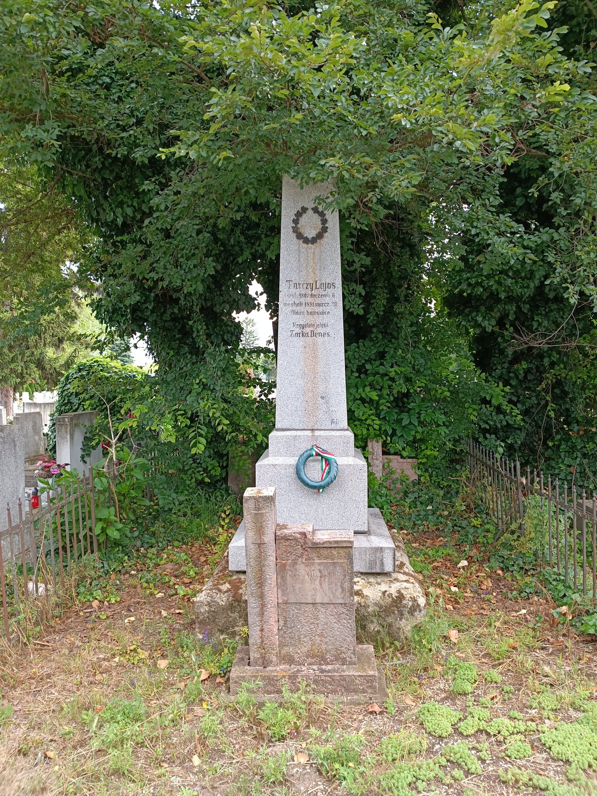 Tarczy Lajos sírja