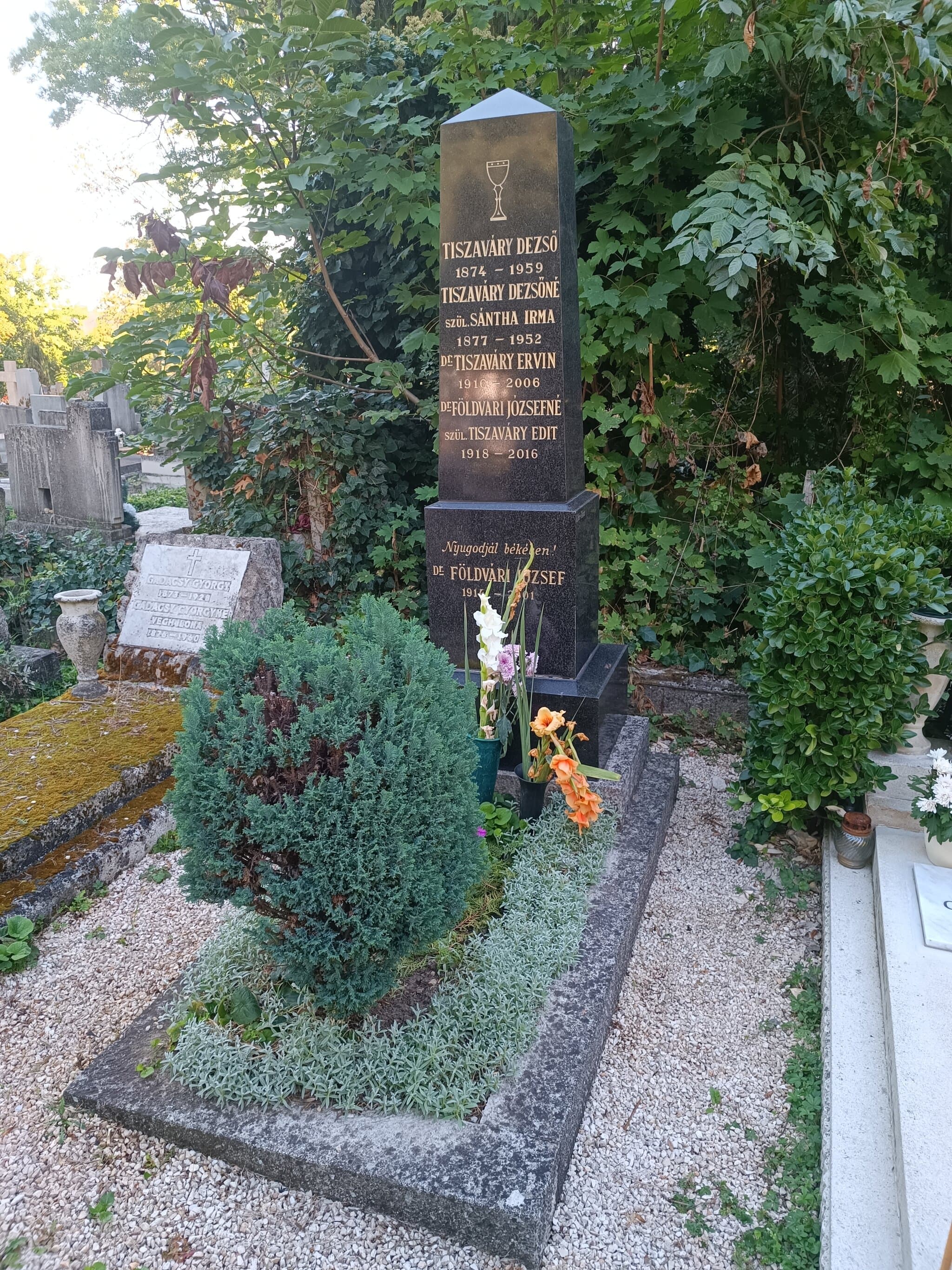 Tiszaváry Dezső sírja