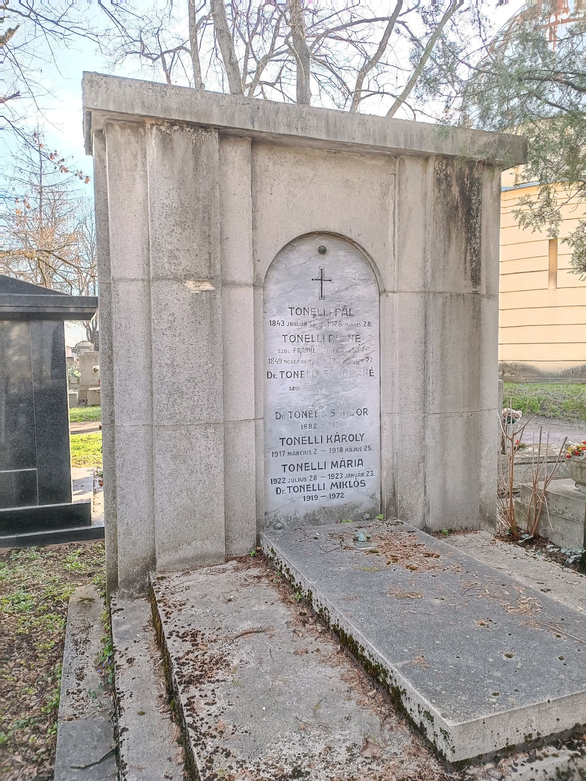 Tonelli Sándor sírja