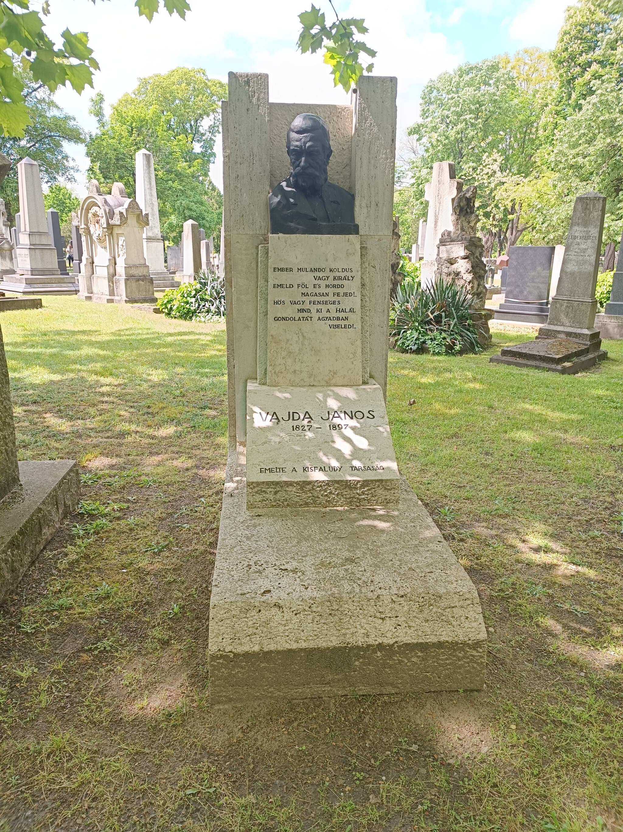 Vajda János sírja