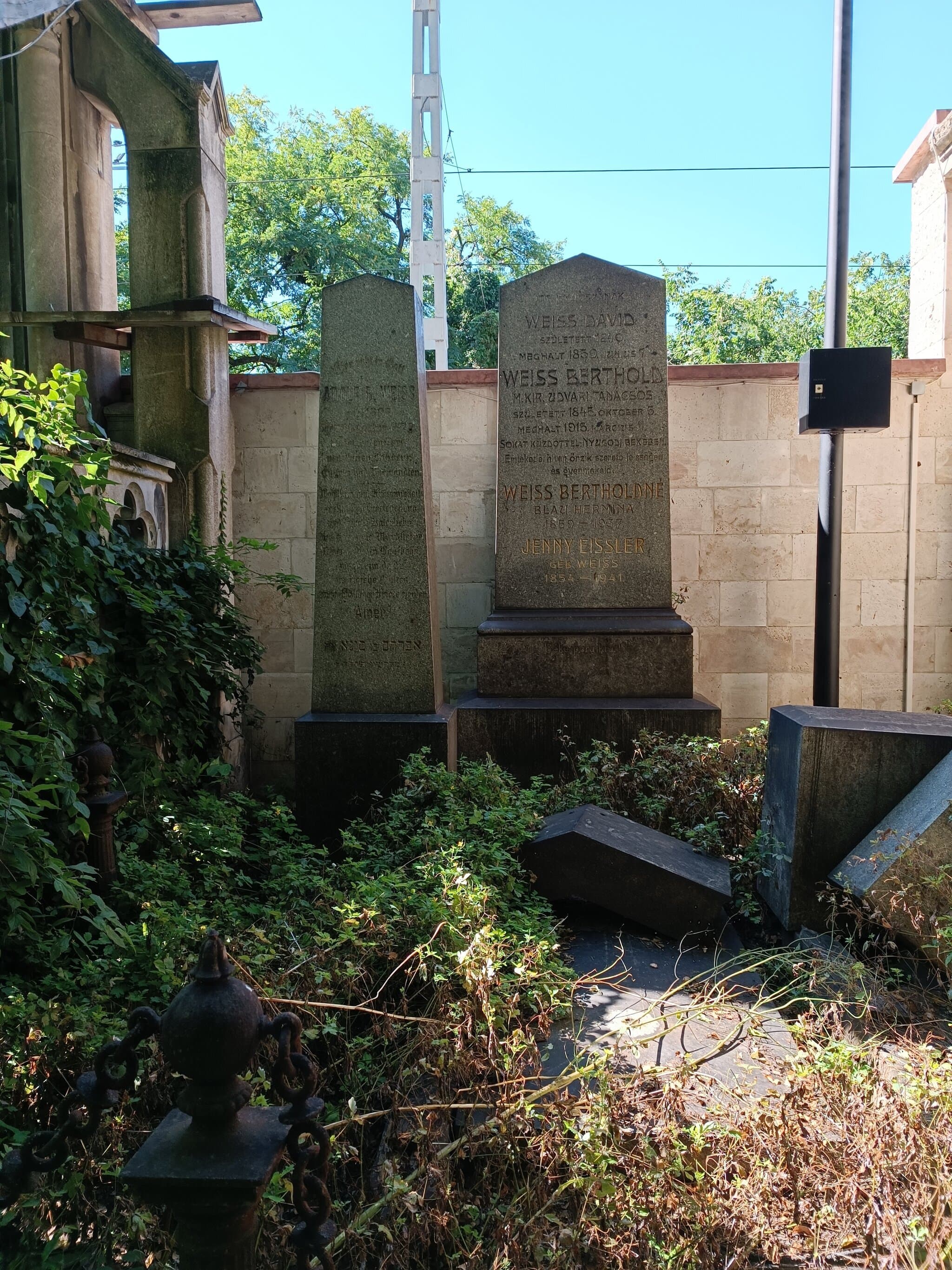 Weiss Berthold sírja
