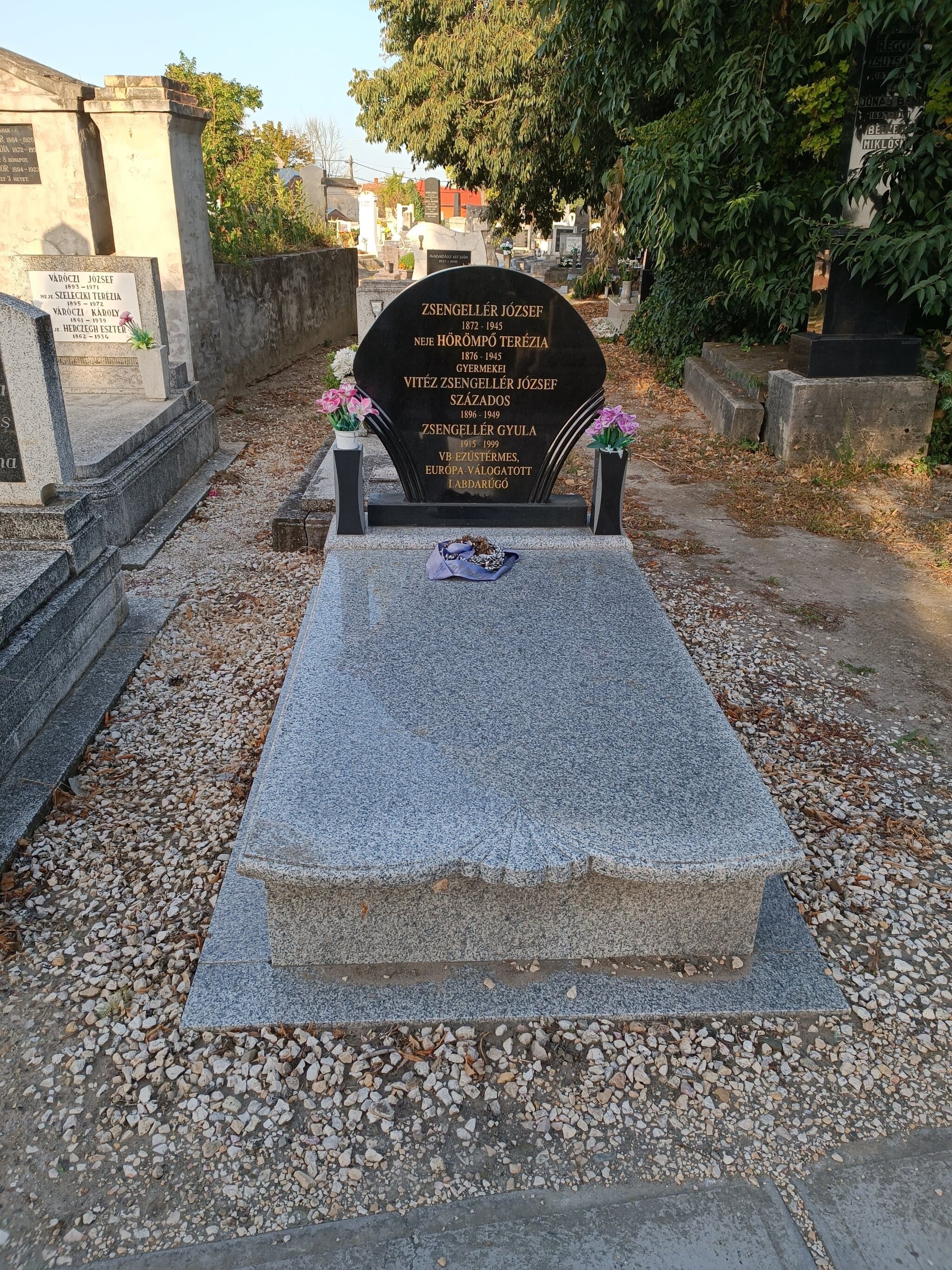 Zsengellér József sírja