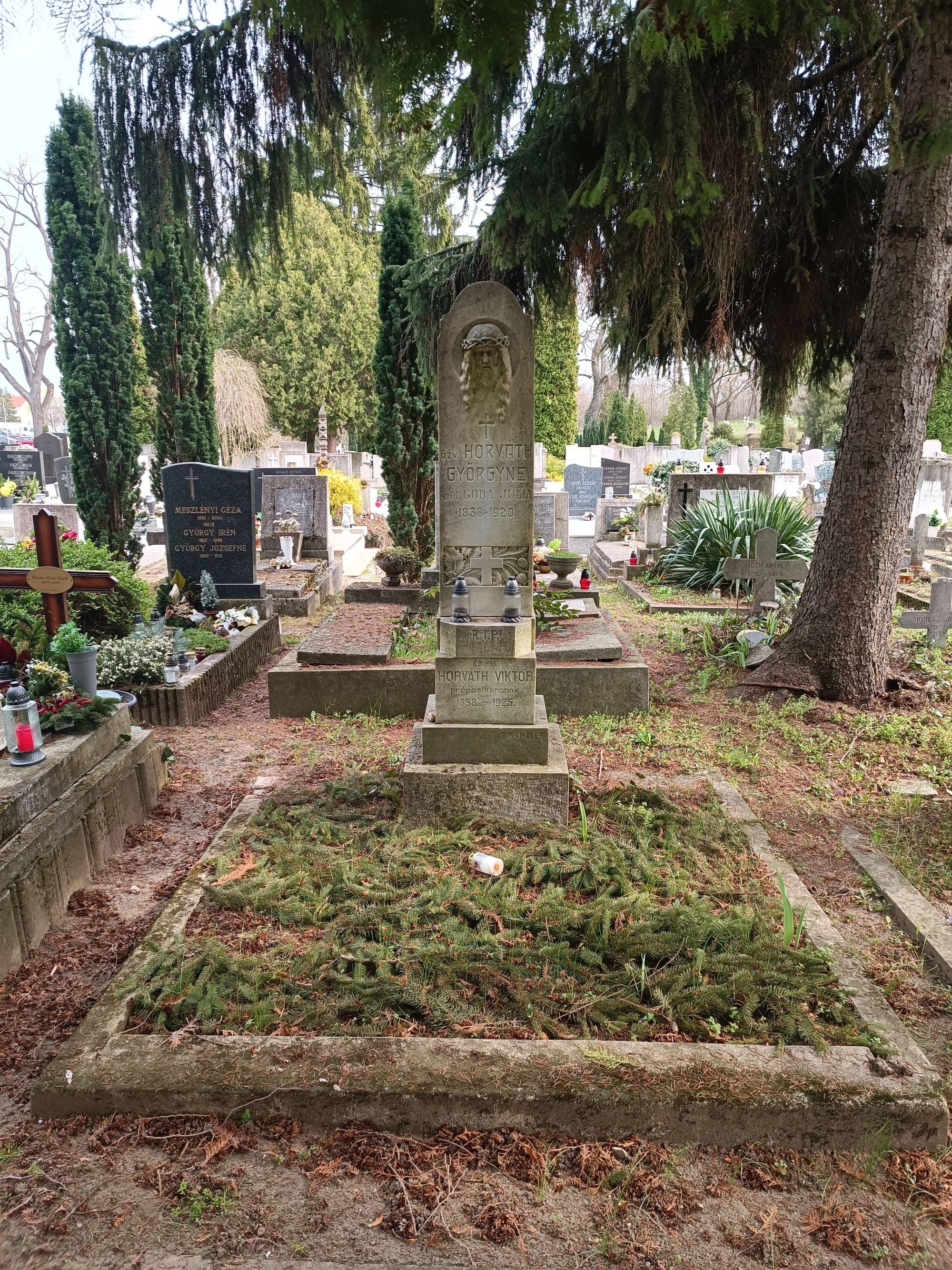 Horváth Viktor 1858 sírja