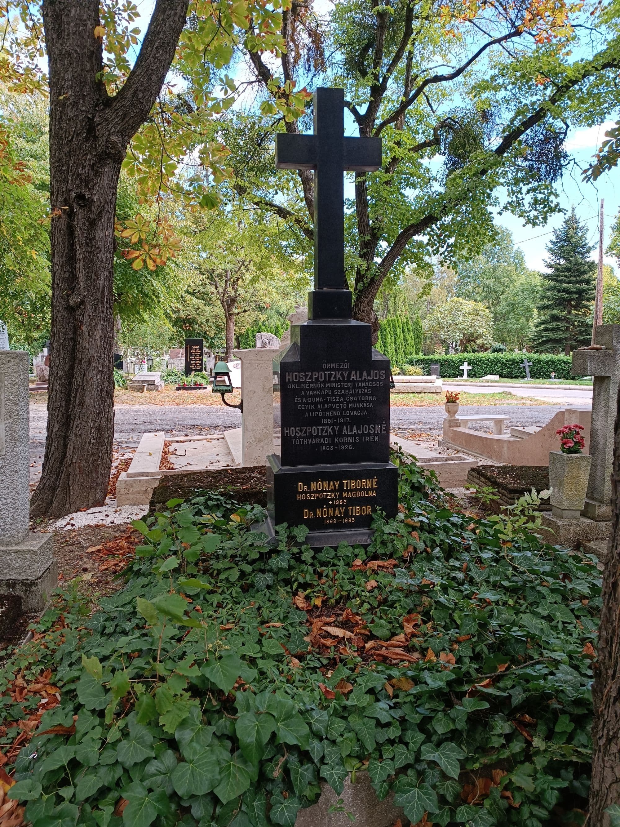 őrmezői Hoszpotzky Alajos sírja