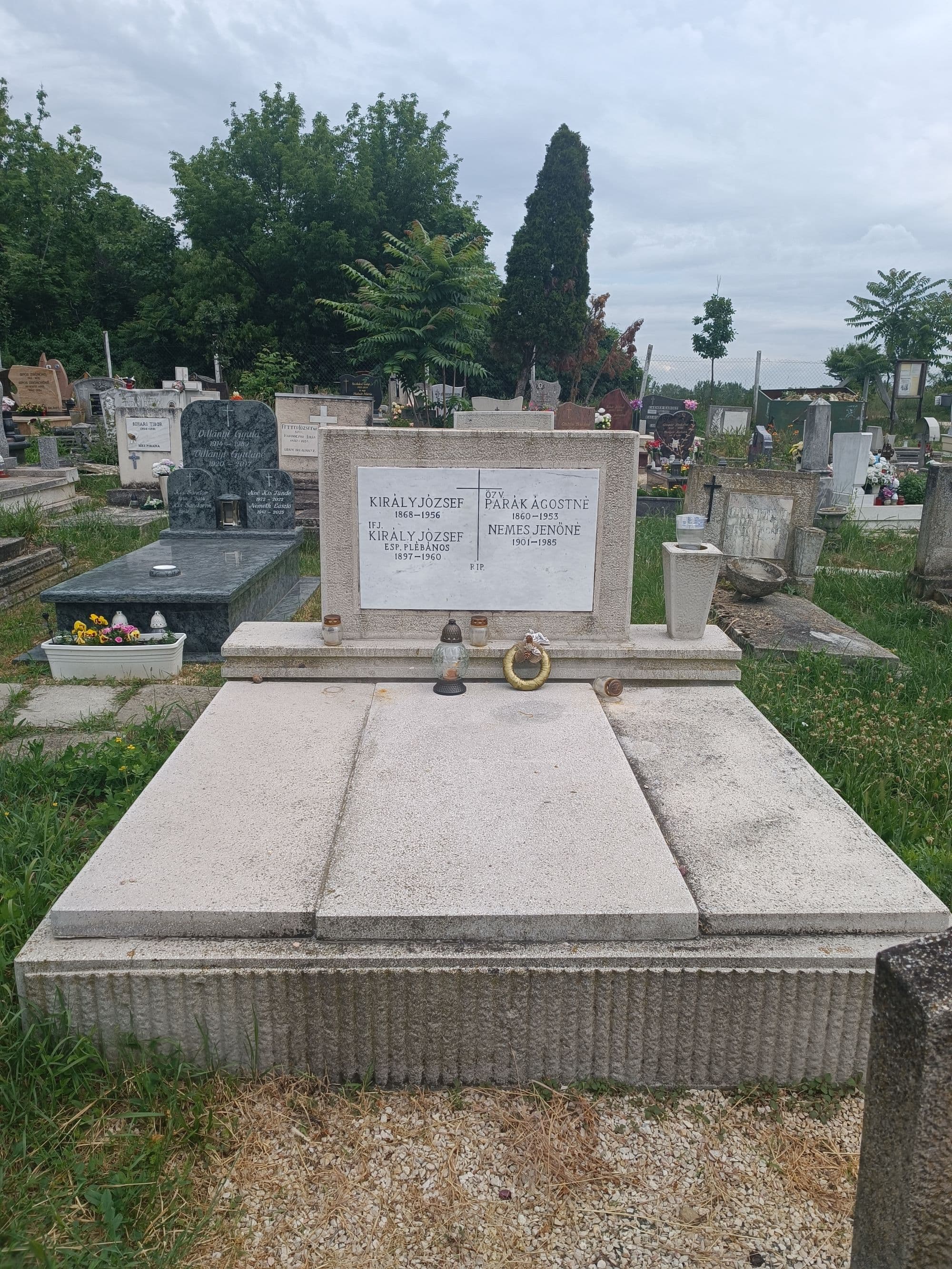 Király József sírja