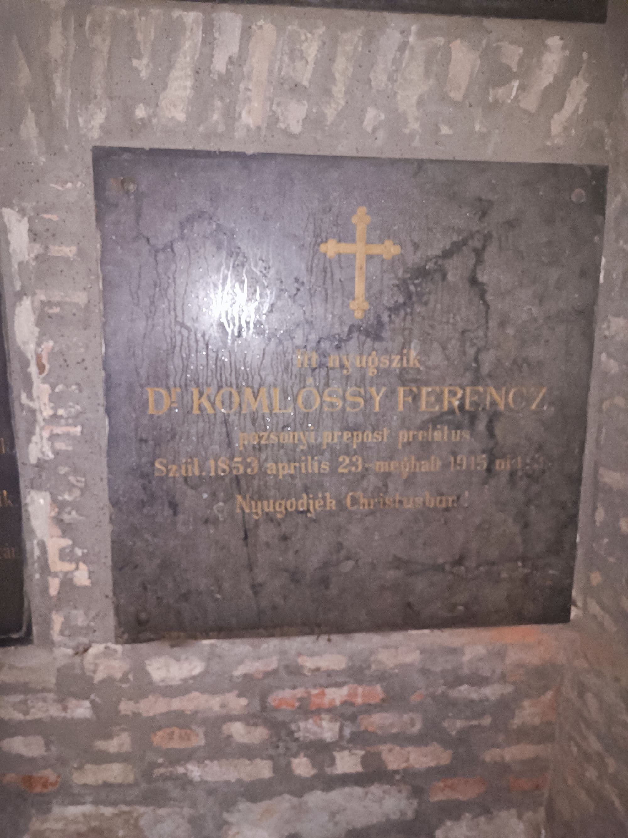 Komlóssy Ferenc sírja