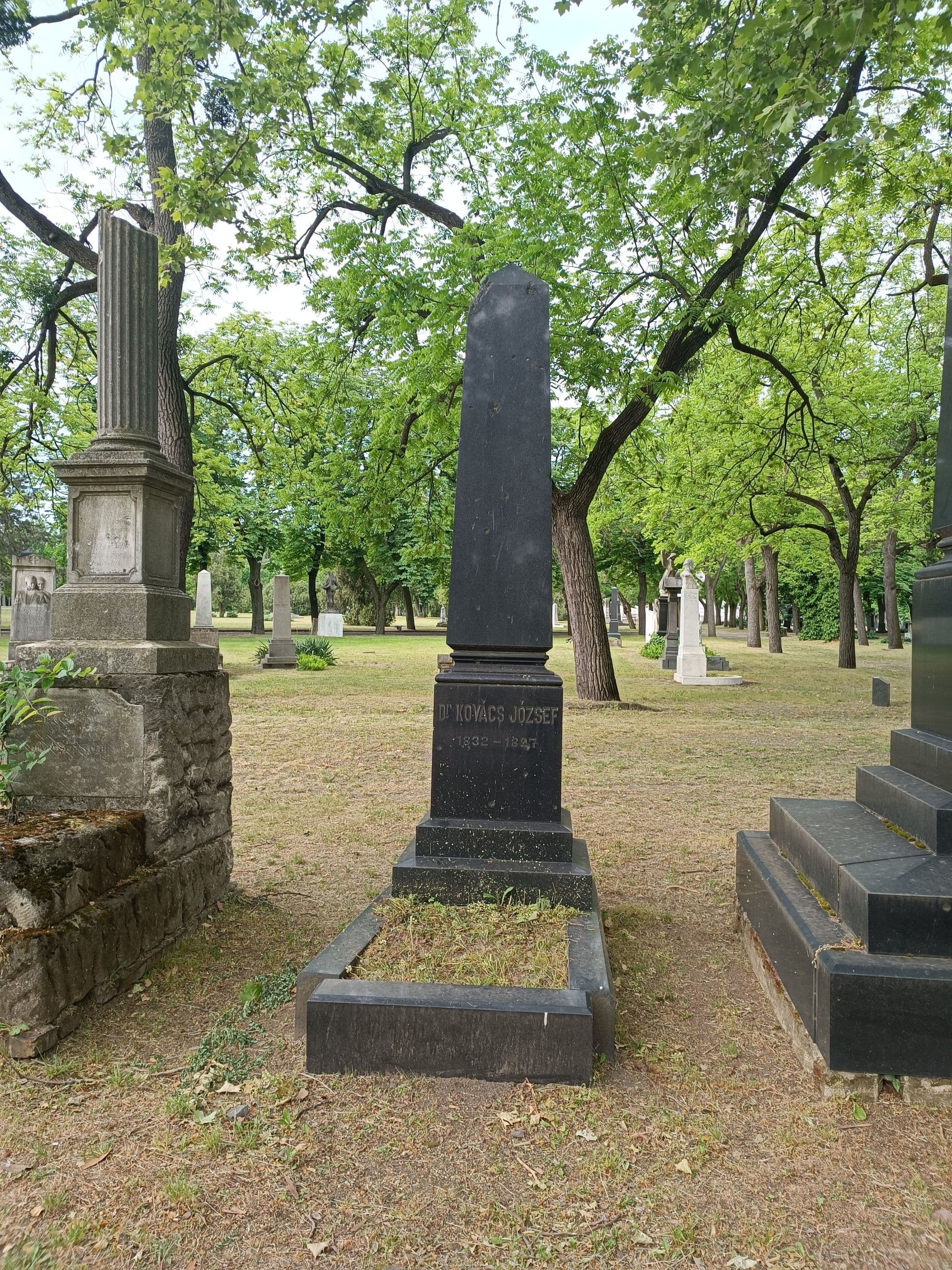 erdőteleki Kovács József 1832 sírja